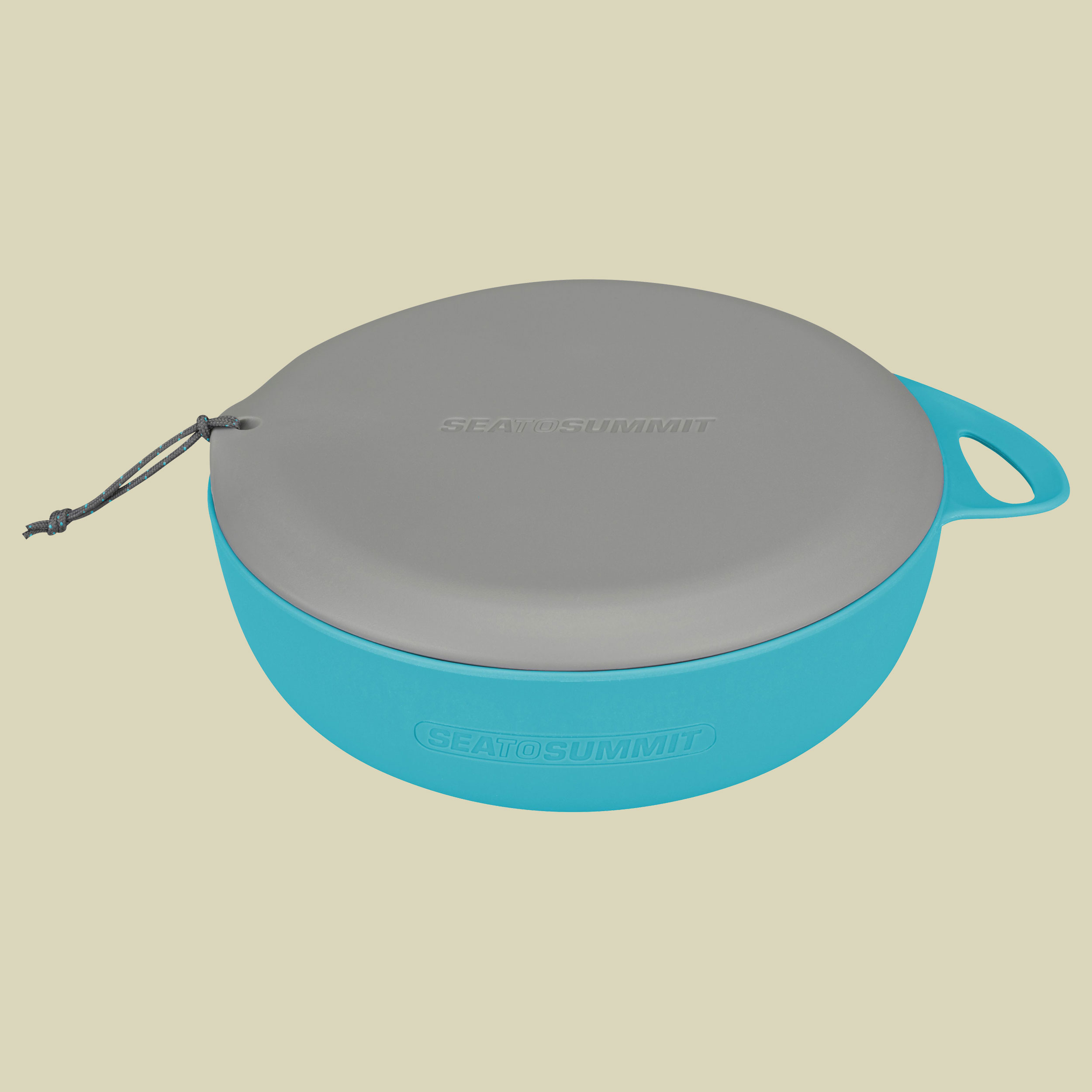 Delta Bowl with Lid Volumen 800 Farbe pacific blue/grey