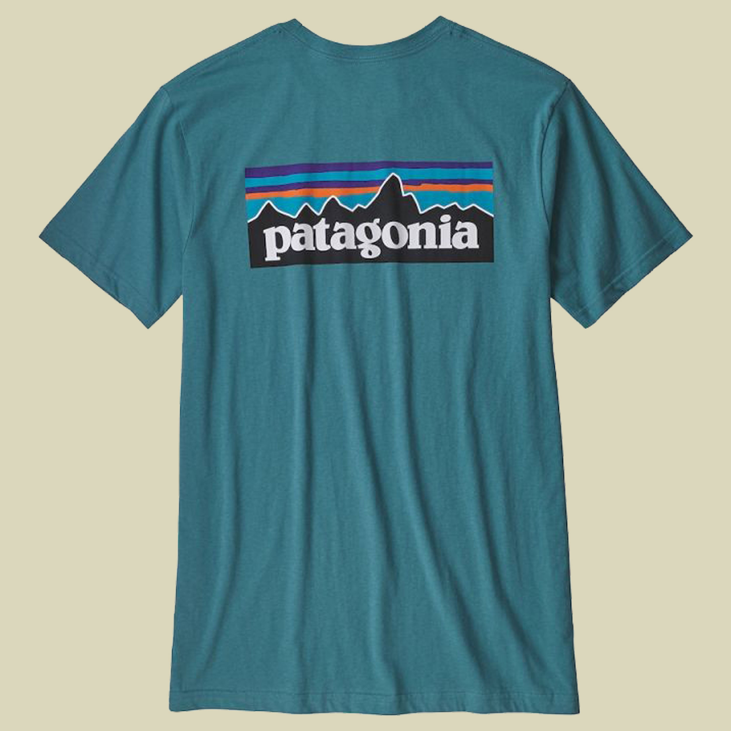 P-6 Logo Organic T-Shirt Men Größe S Farbe tasmanien teal
