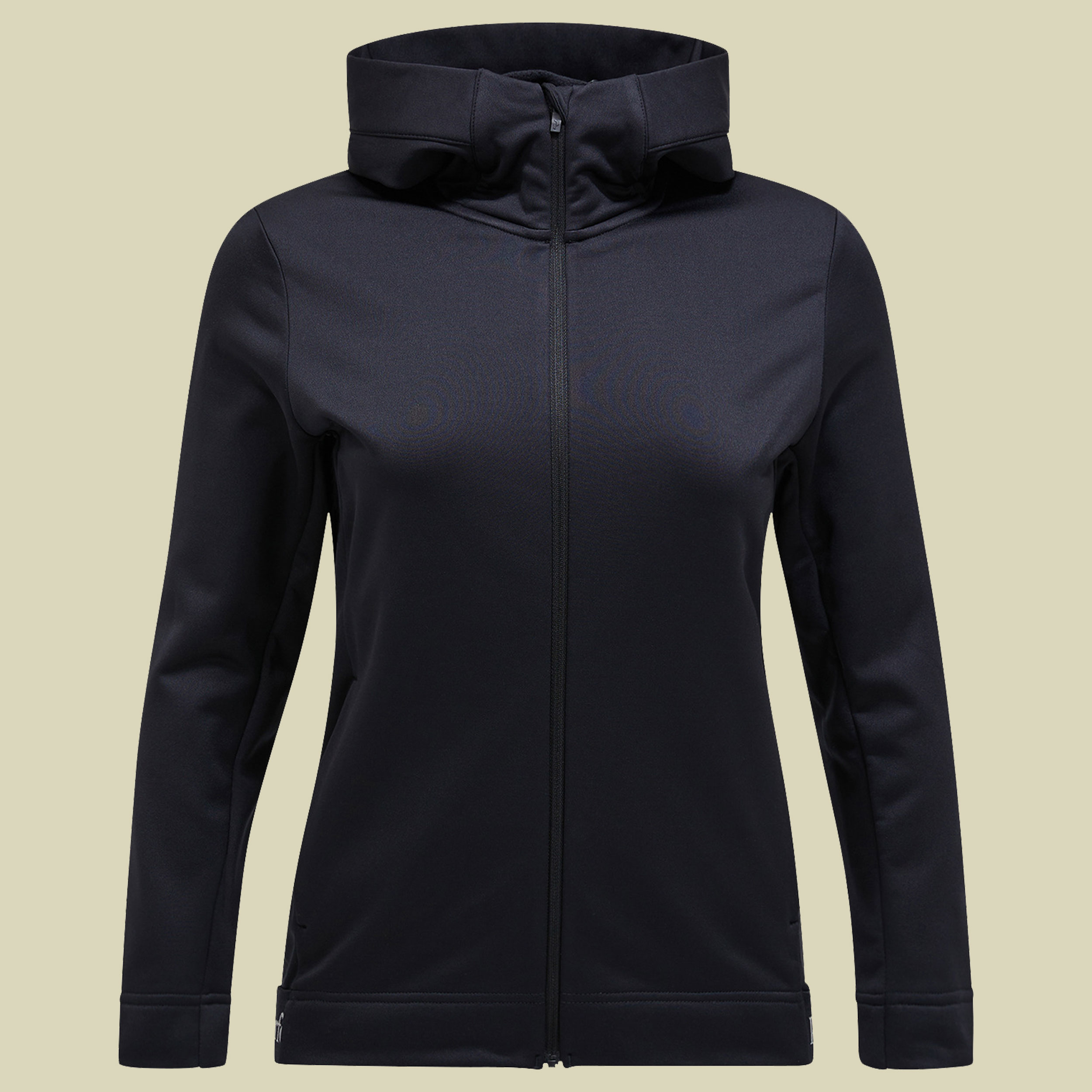 Rider Tech Zip Hood Women M schwarz - black