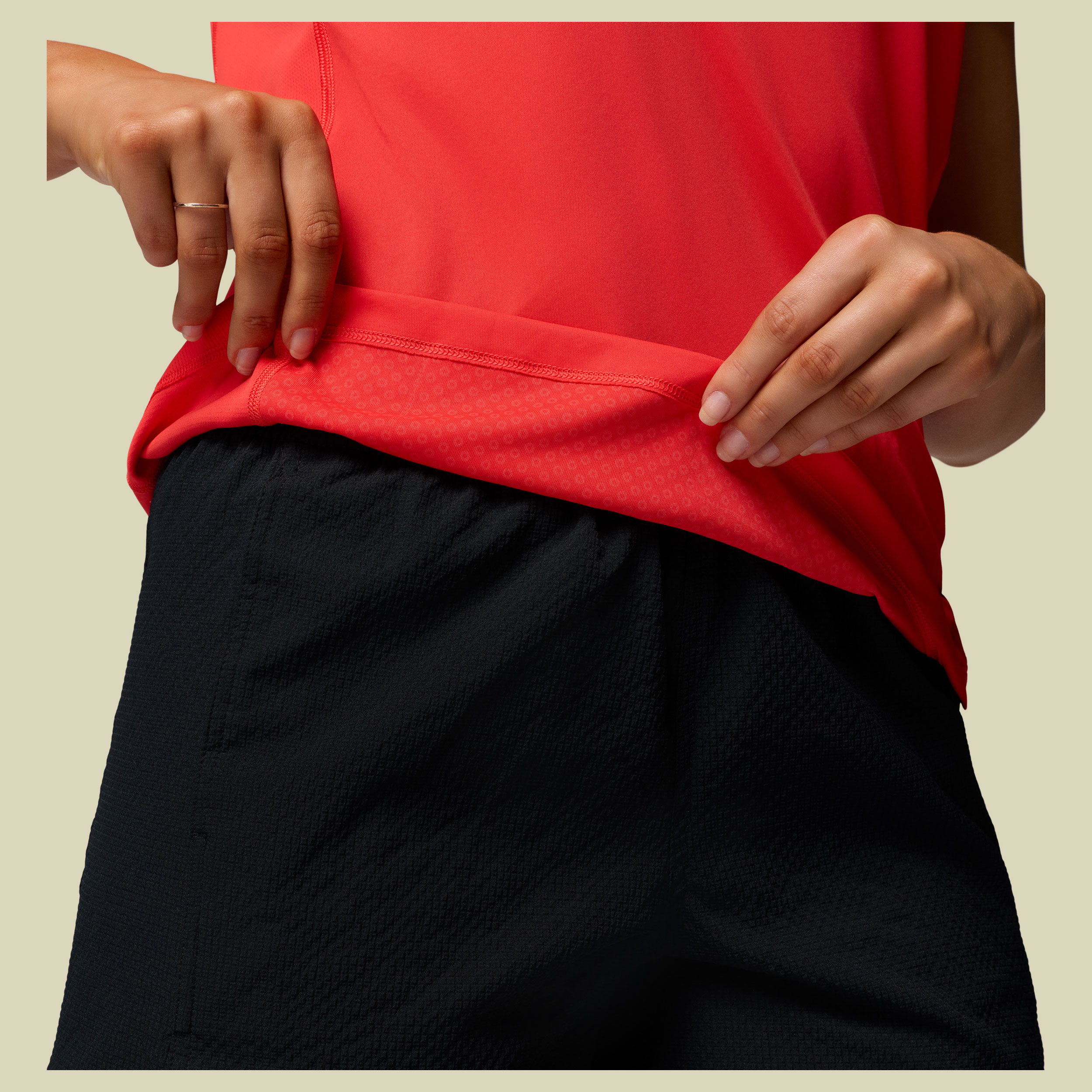 Zero Rules Light SS Crew Women XL rot - poppy red