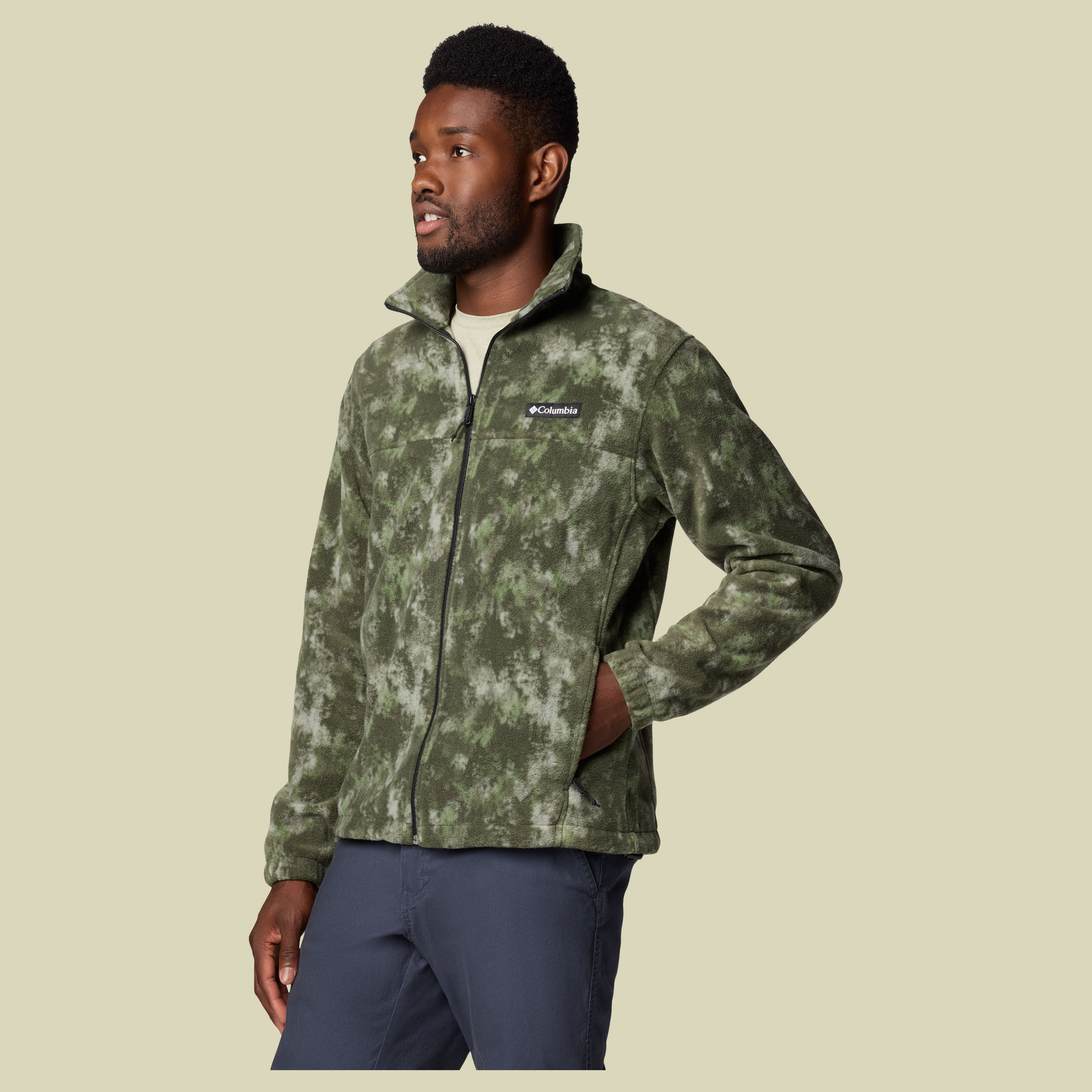 Steens Mountain Printed Jacket Men grün XL - Farbe greenscape timberwild