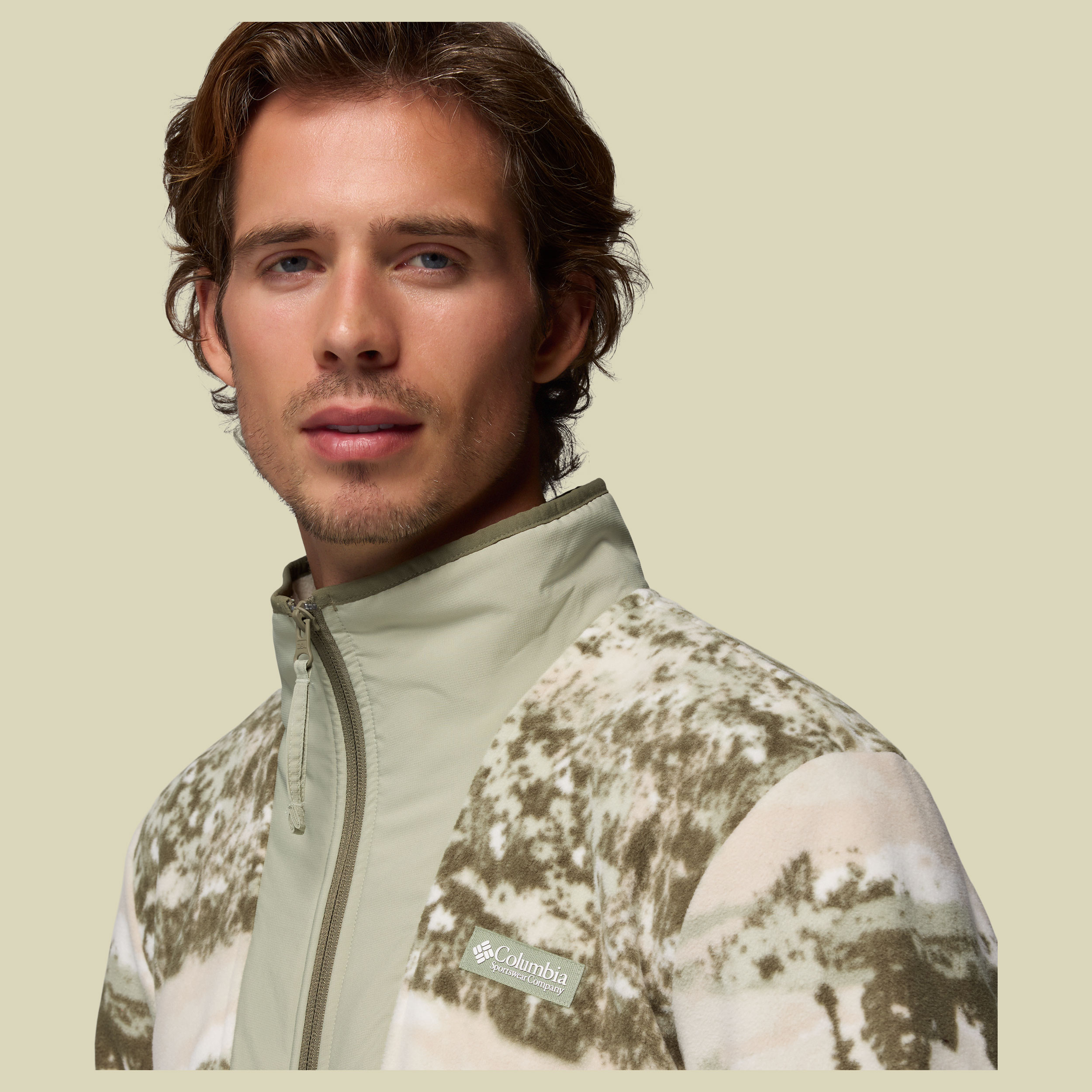 Sequoia Grove Printed Full Zip Men S mehrfarbig grün - safari,fieldaze