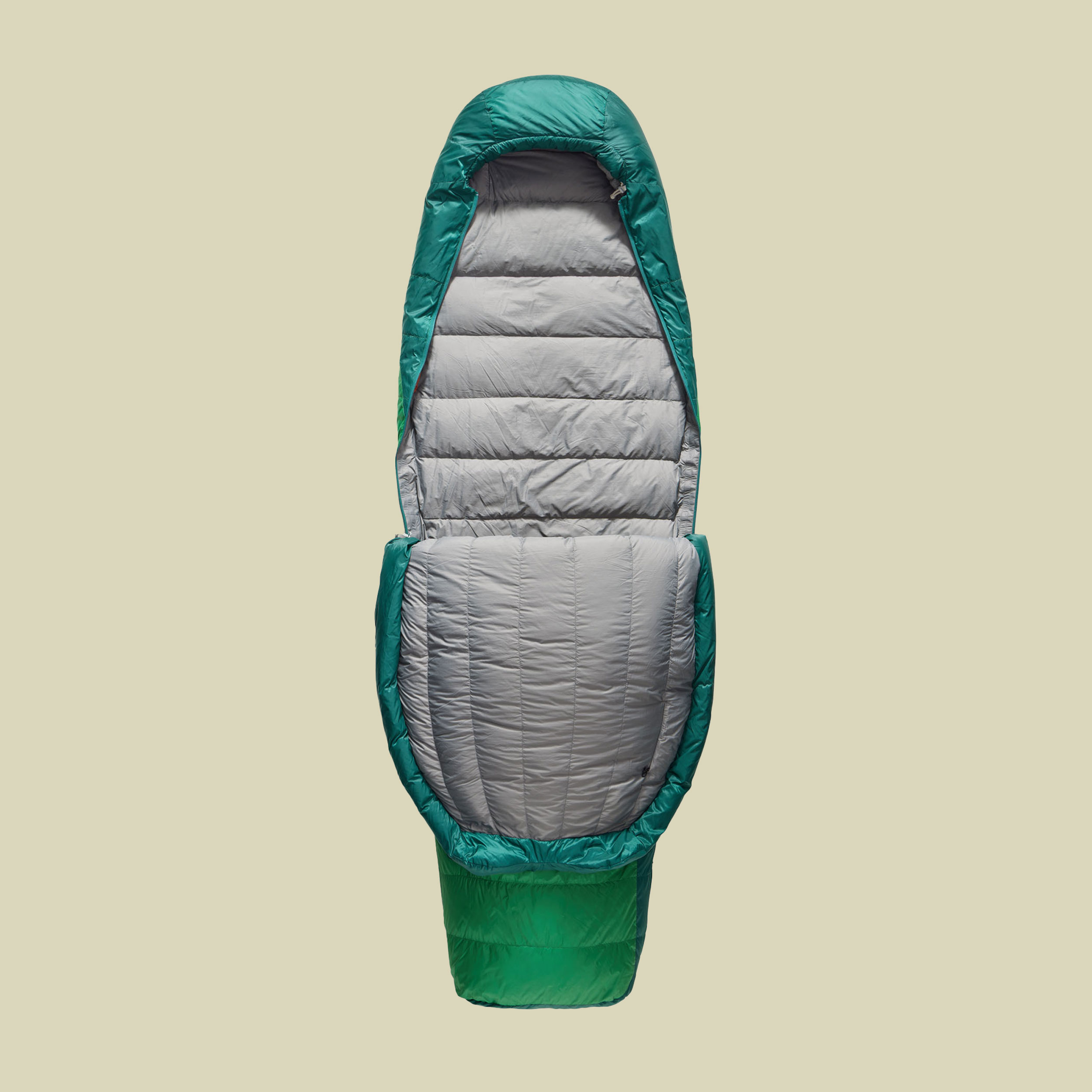 Ascent Down Sleeping Bag -9C grün regular 185 cm - Farbe rain forest