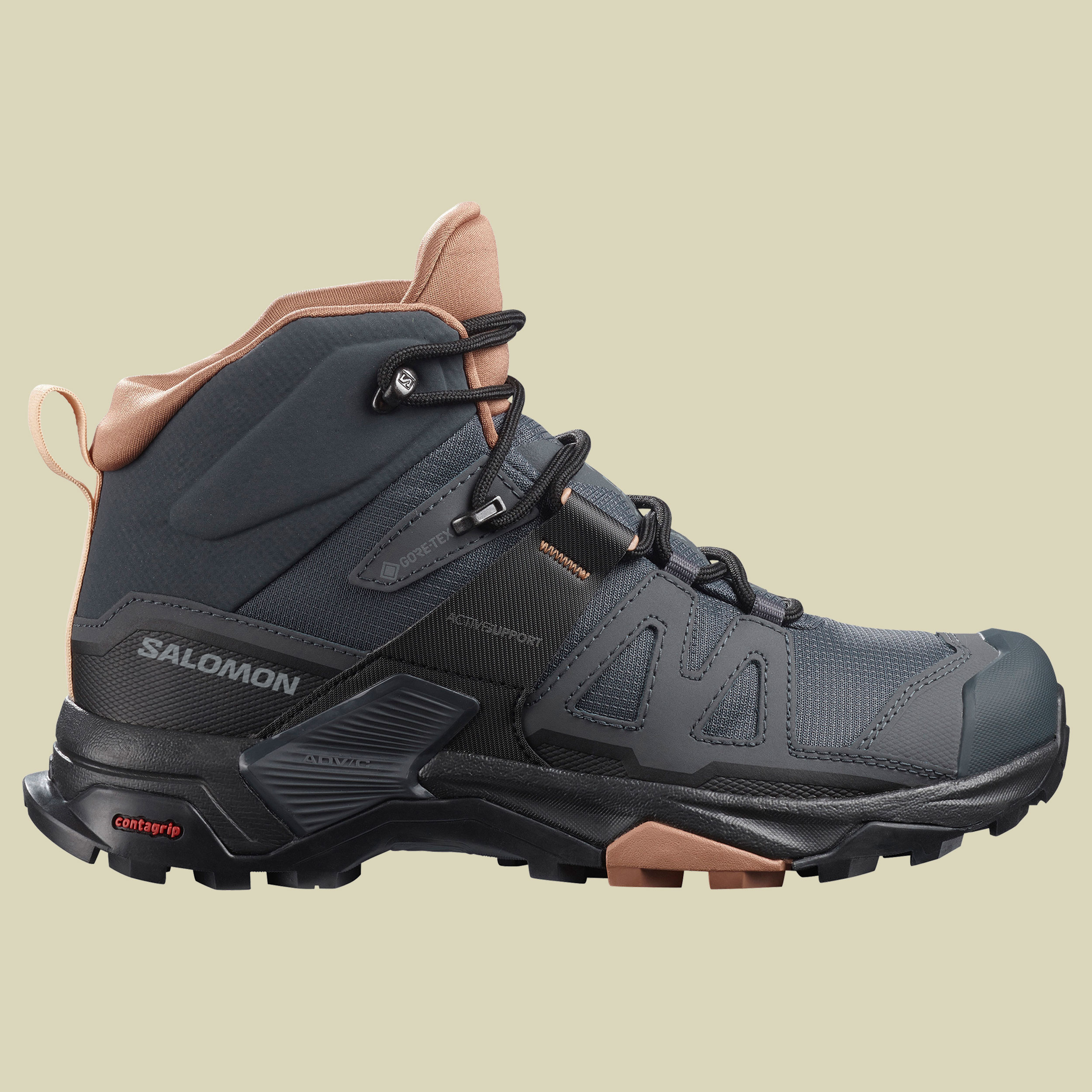 X Ultra 4 Mid GTX Women ebony/mocha mousse/almond cream UK 8,5