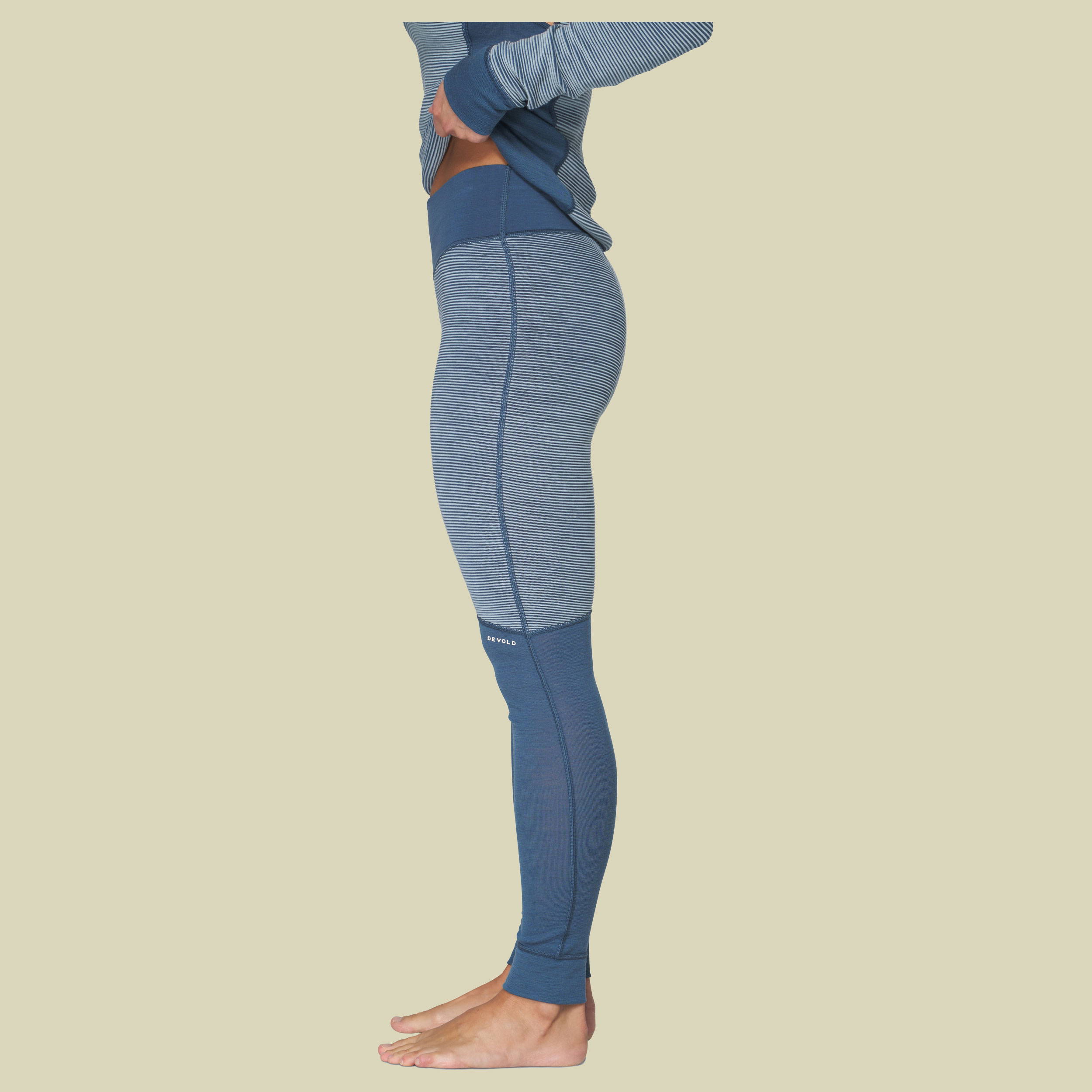 Reverso Merino Longs Woman S blau - dawn