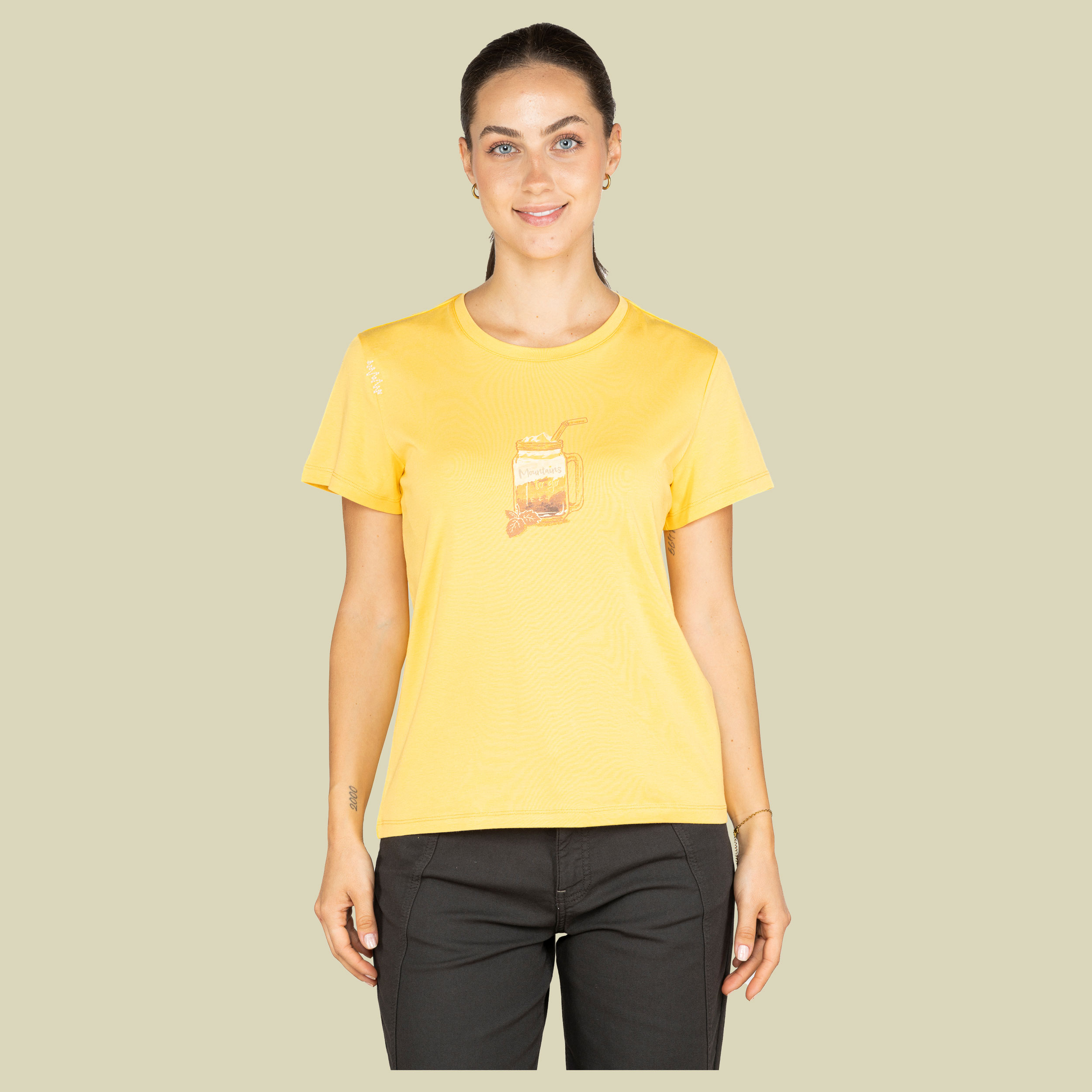 Iseo Mountains To Go Woman 42 gelb - Farbe yellow