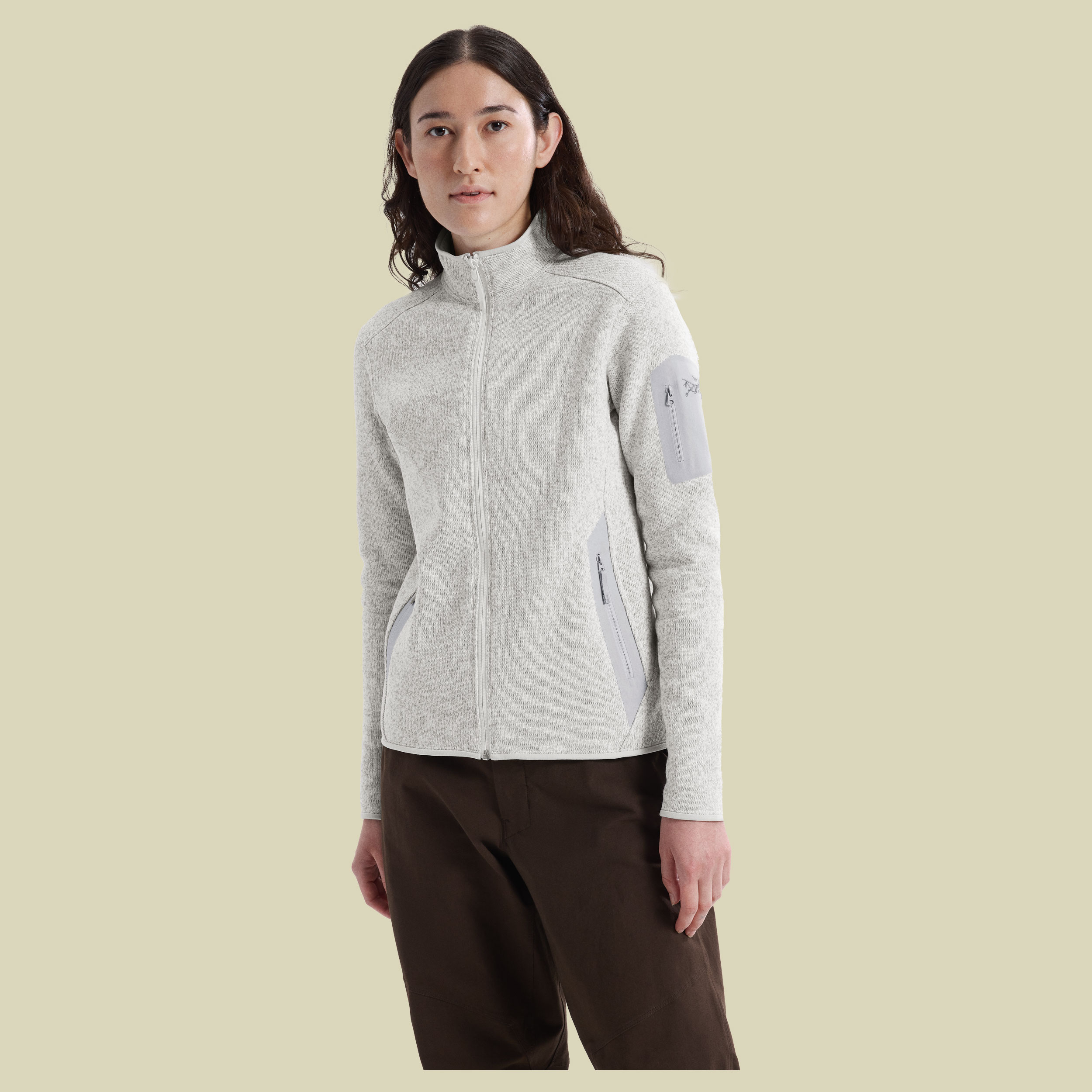 Covert Cardigan Women M grau - atmos heather