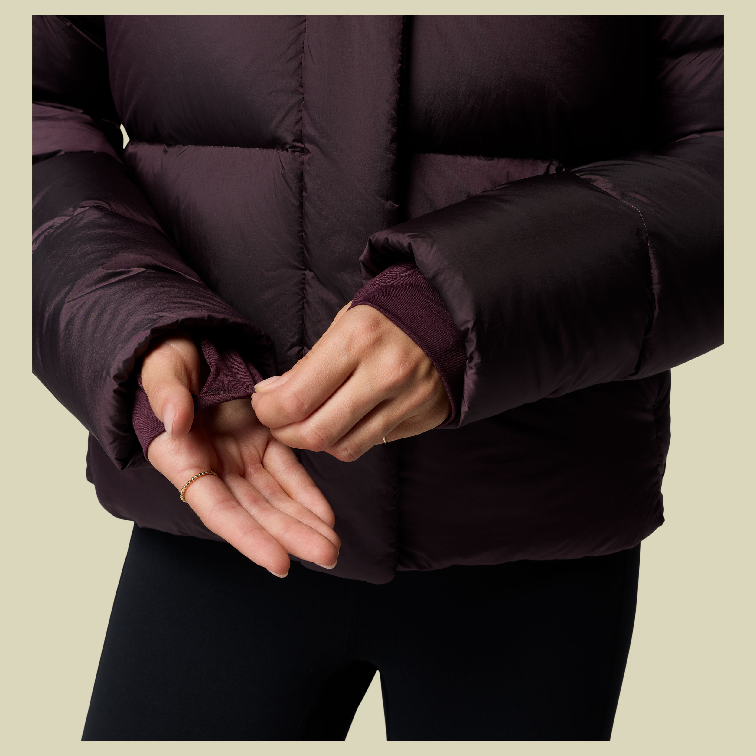 Amaze Puff Hooded Jacket Women S rot - moonvista high shine
