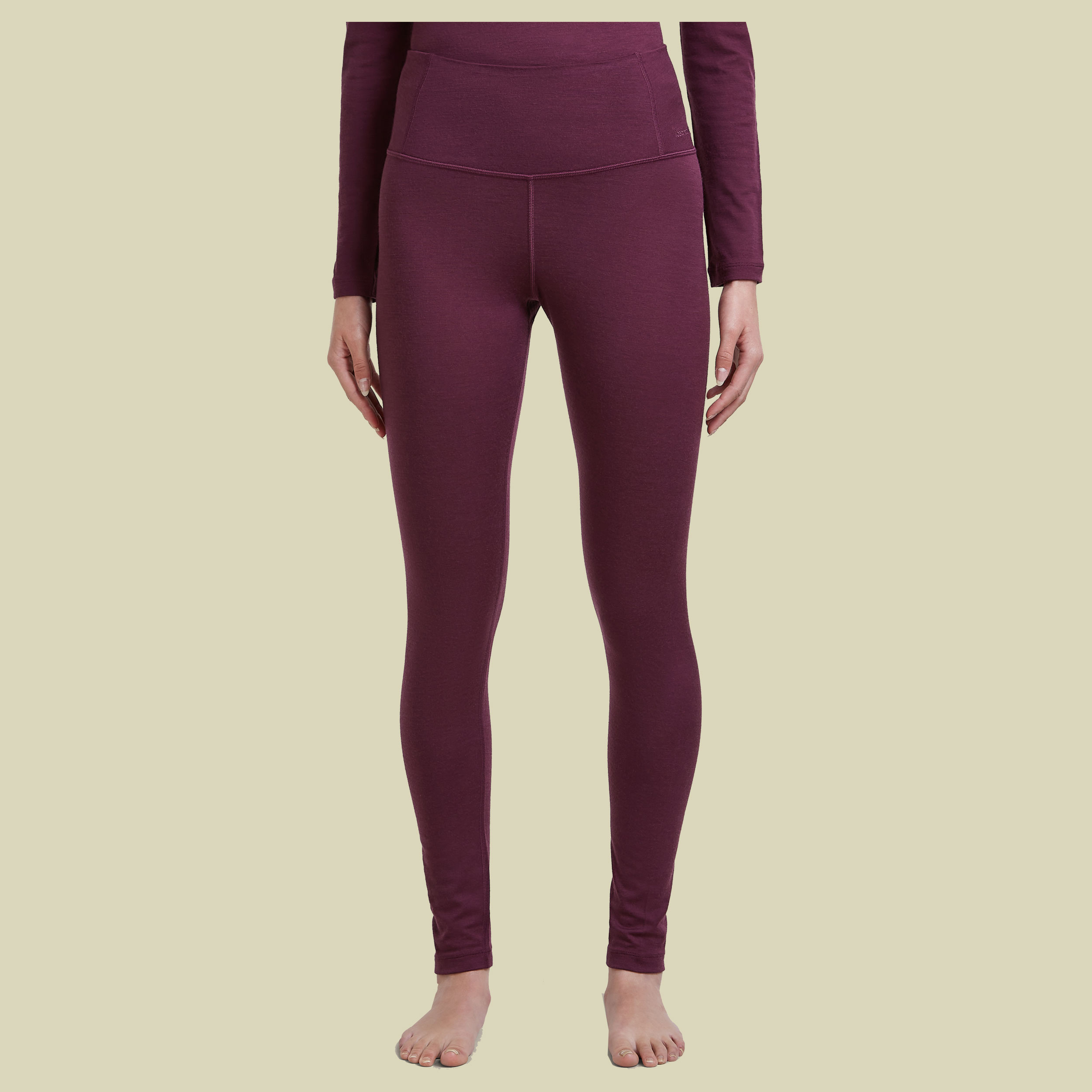 Merino 200 Oasis High Rise Leggings Women XL lila - dark berry