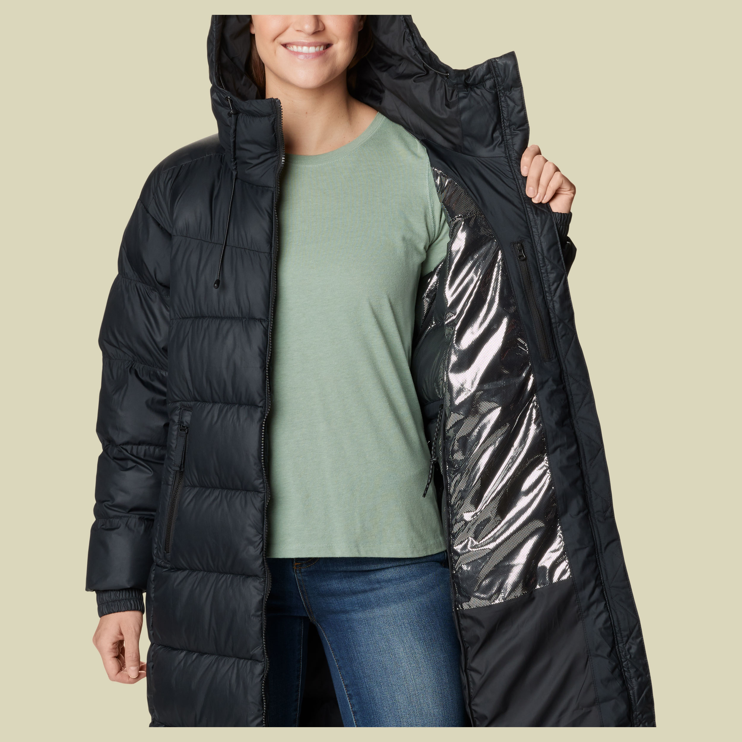 Pike Lake™ II Long Jacket Women Größe M  Farbe black