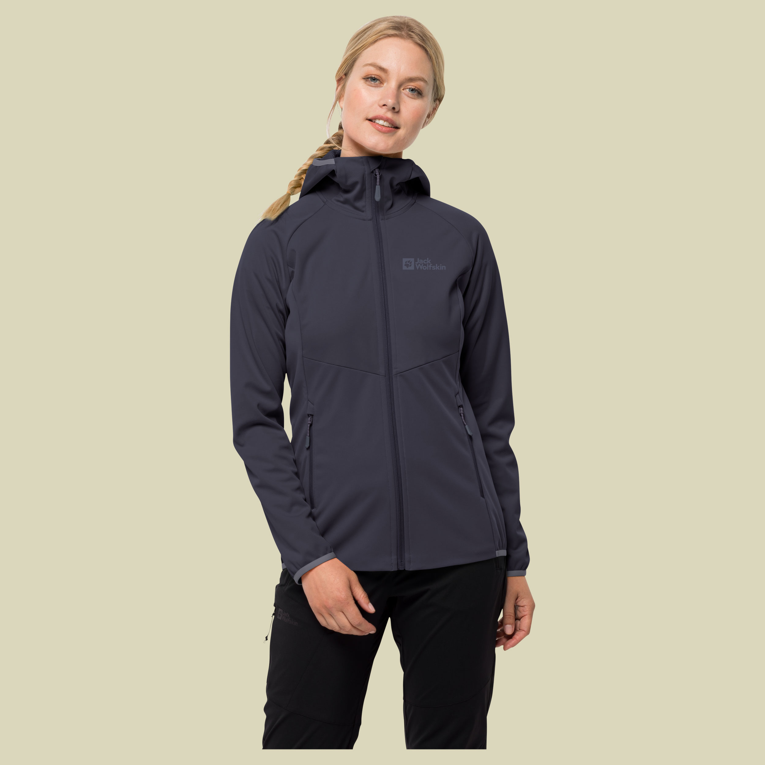 Go Hike Softshell Women Größe XL Farbe graphite