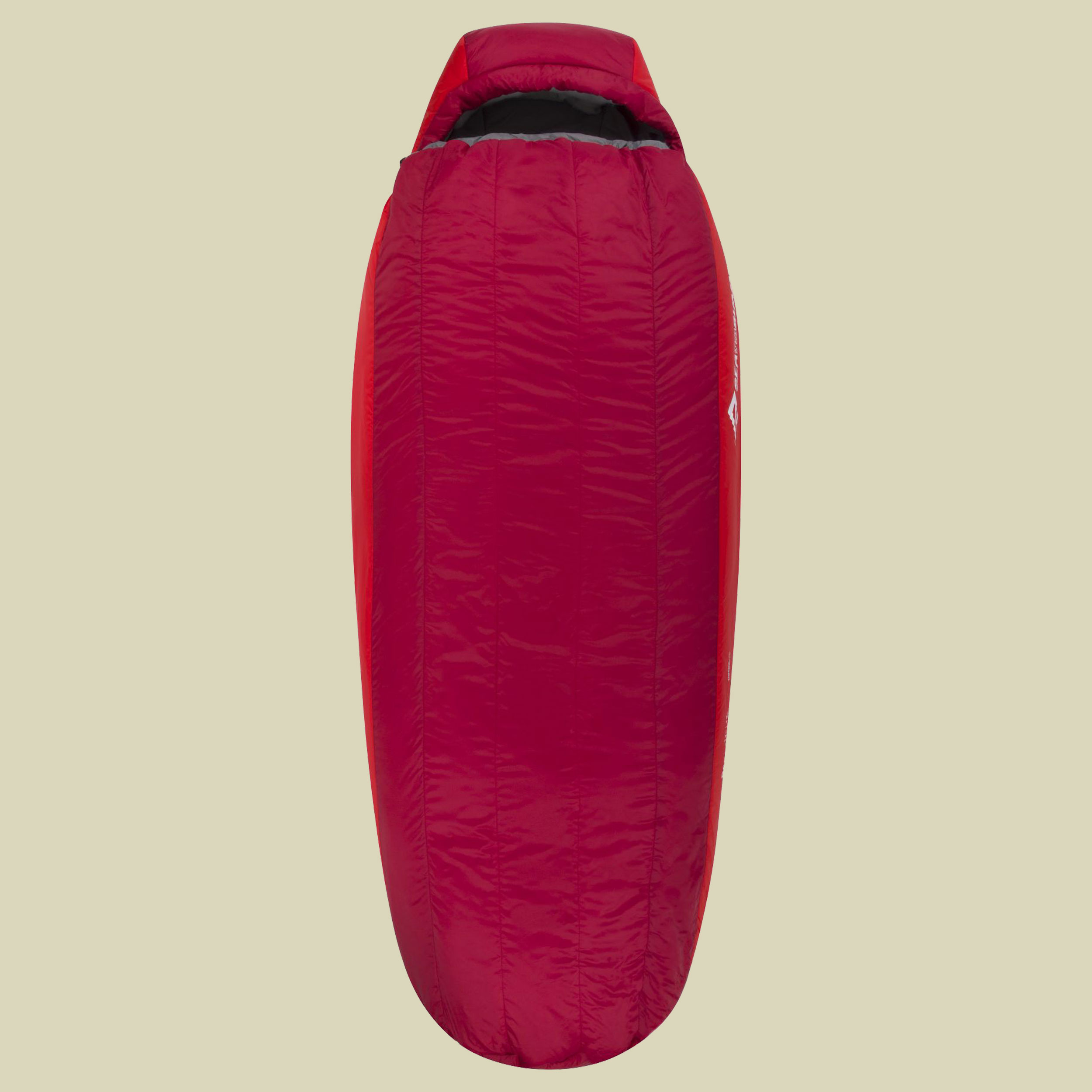 Basecamp BcIII bis Körpergröße 198 cm Farbe dark red/red, Reißverschluss links