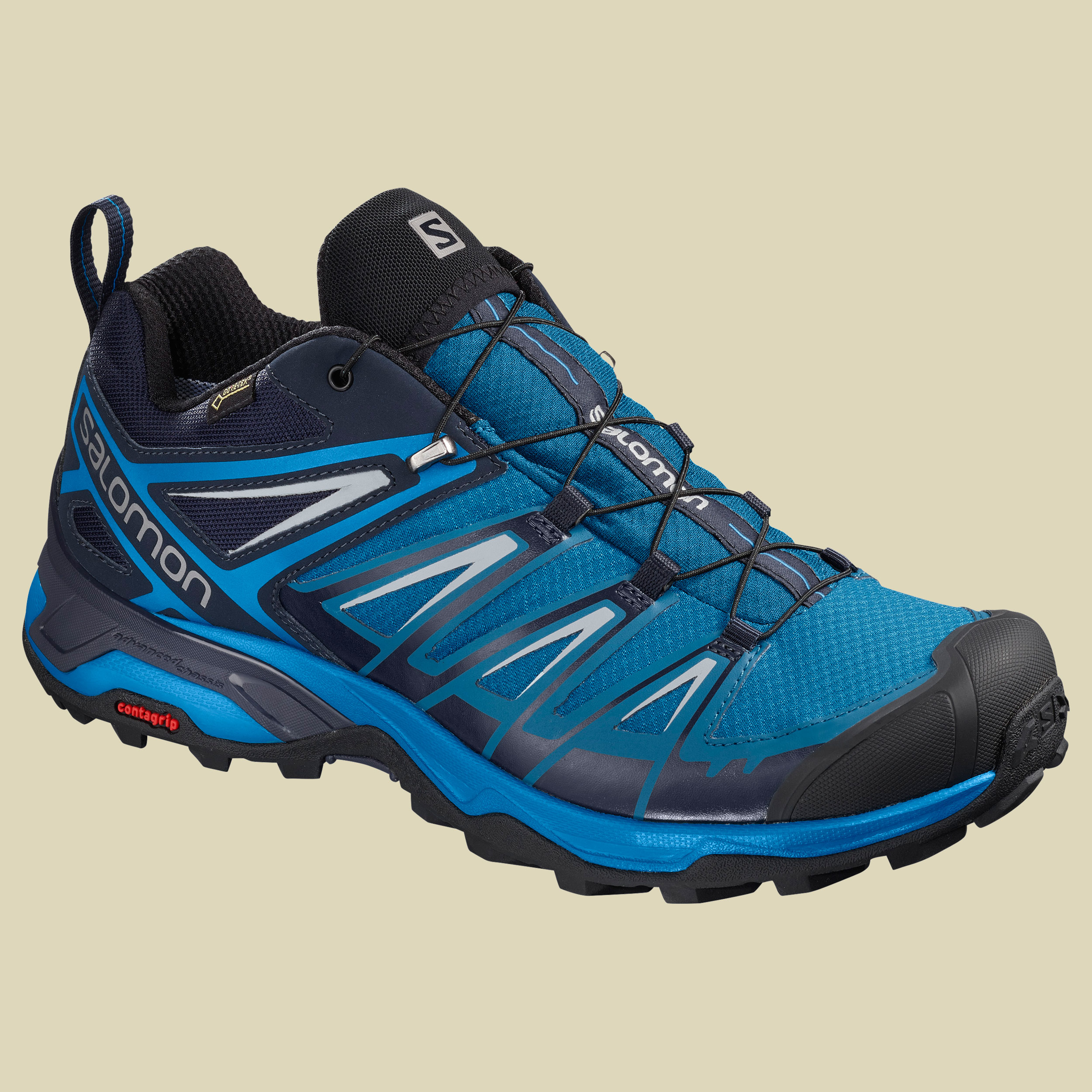 X Ultra 3 GTX Men Größe UK 10,5 Farbe mykonos blue/indigo