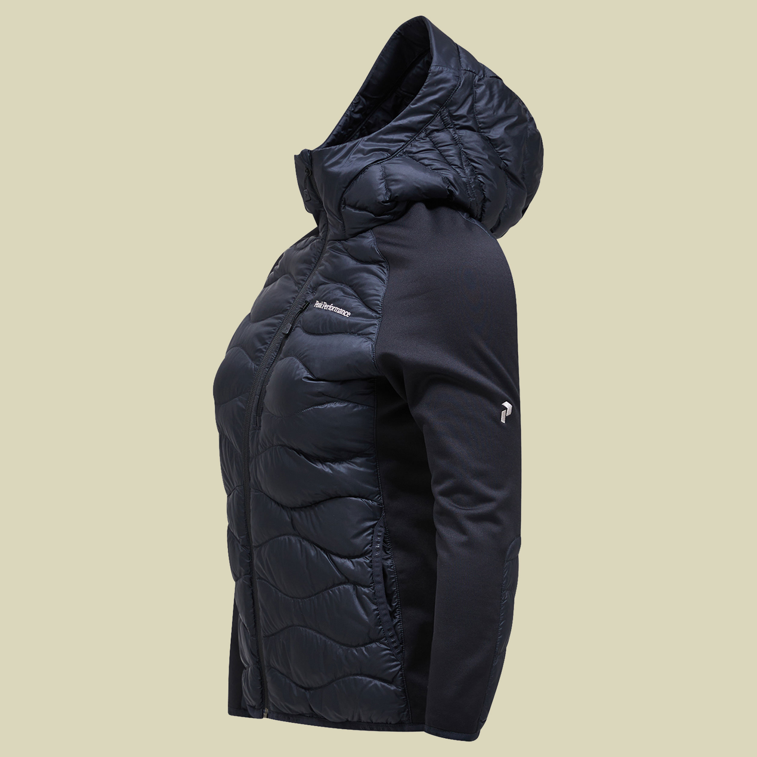 Helium Down Hybrid Hood Women XL schwarz