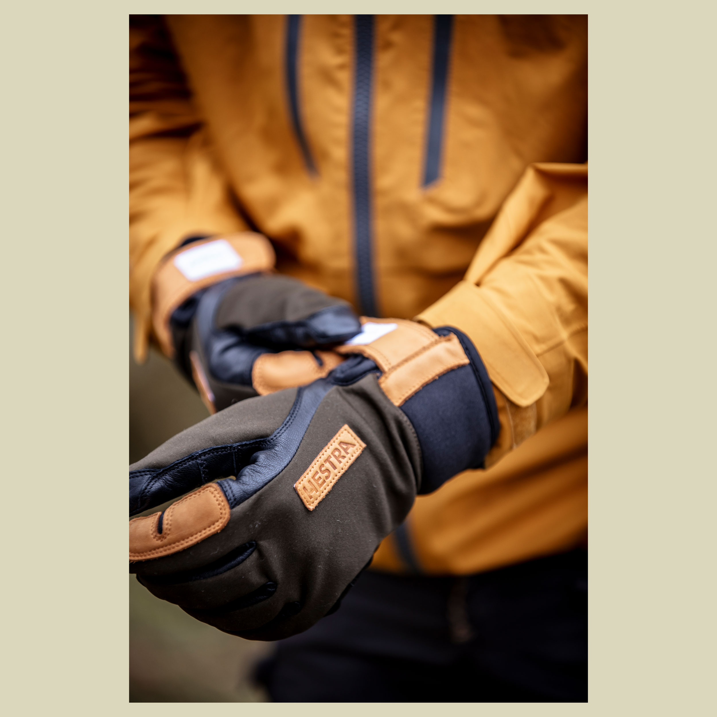 Ergo Grip Active Wool Terry Größe 9 Farbe dark forest/black