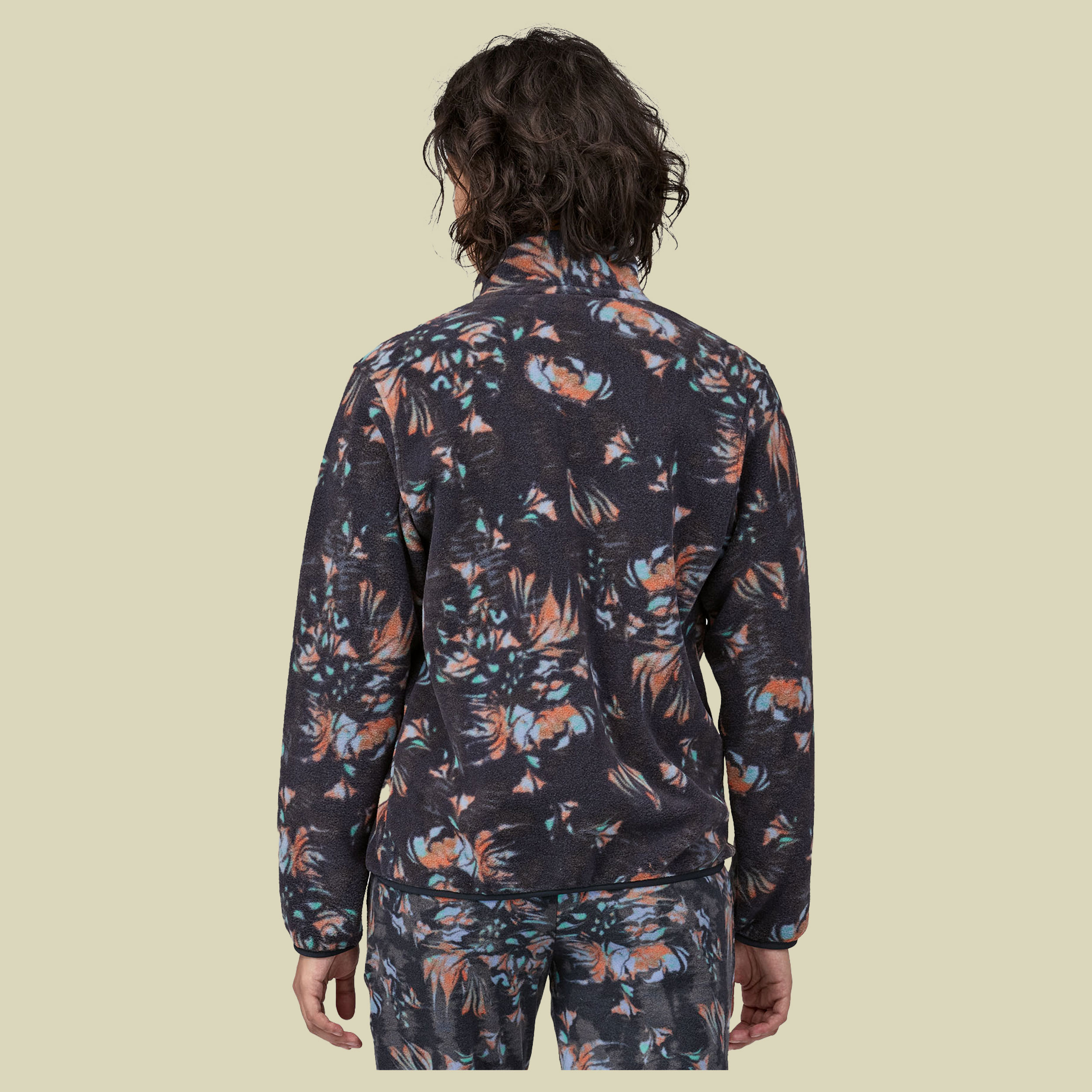 Lightweight Synch Snap-T Pullover Women Größe L  Farbe swirl floral: pitch blue