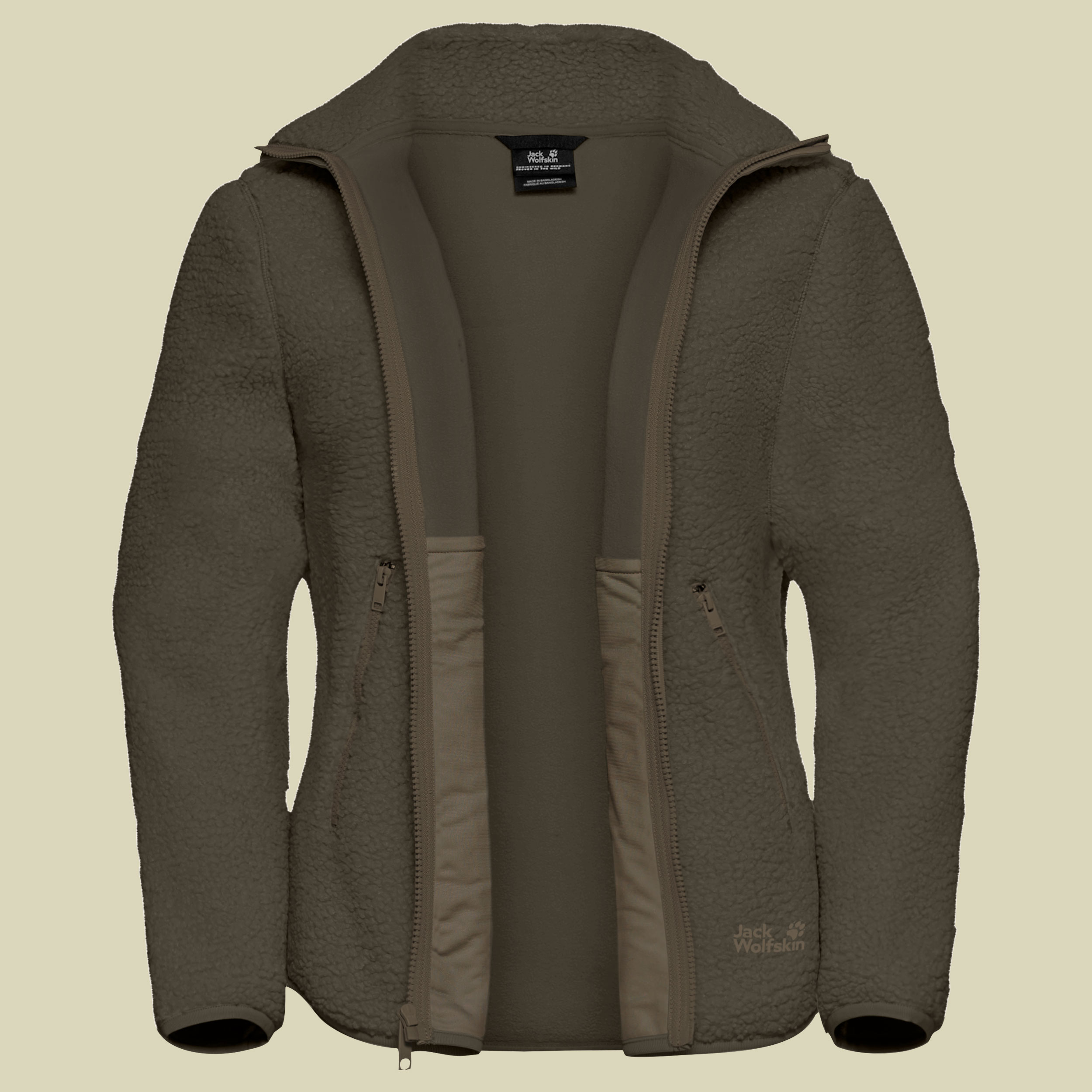High Curl Jacket Women grün XXL - obsidian moss