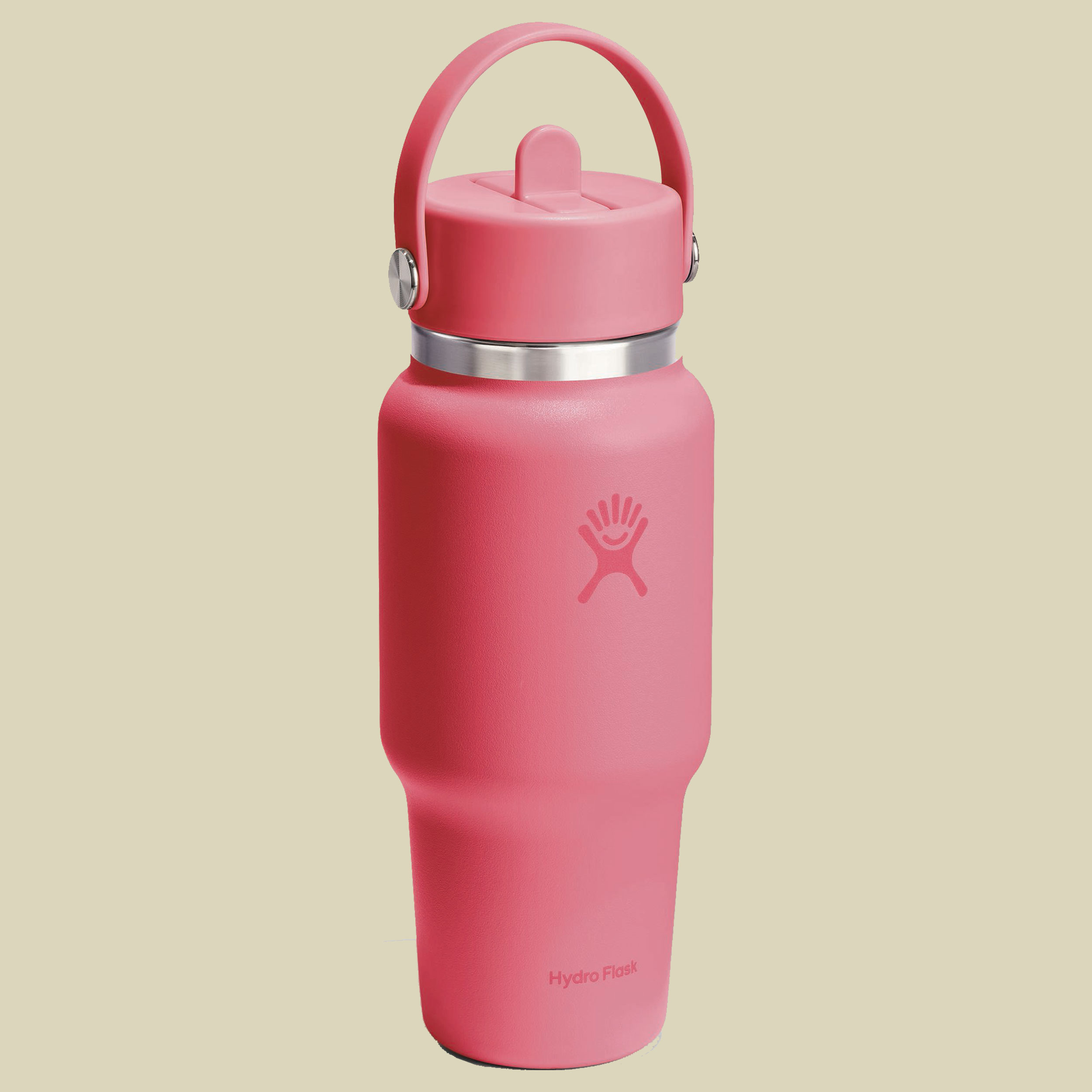 Wide Mouth Flex Straw Travel Bottle 24 oz pink - passion pink