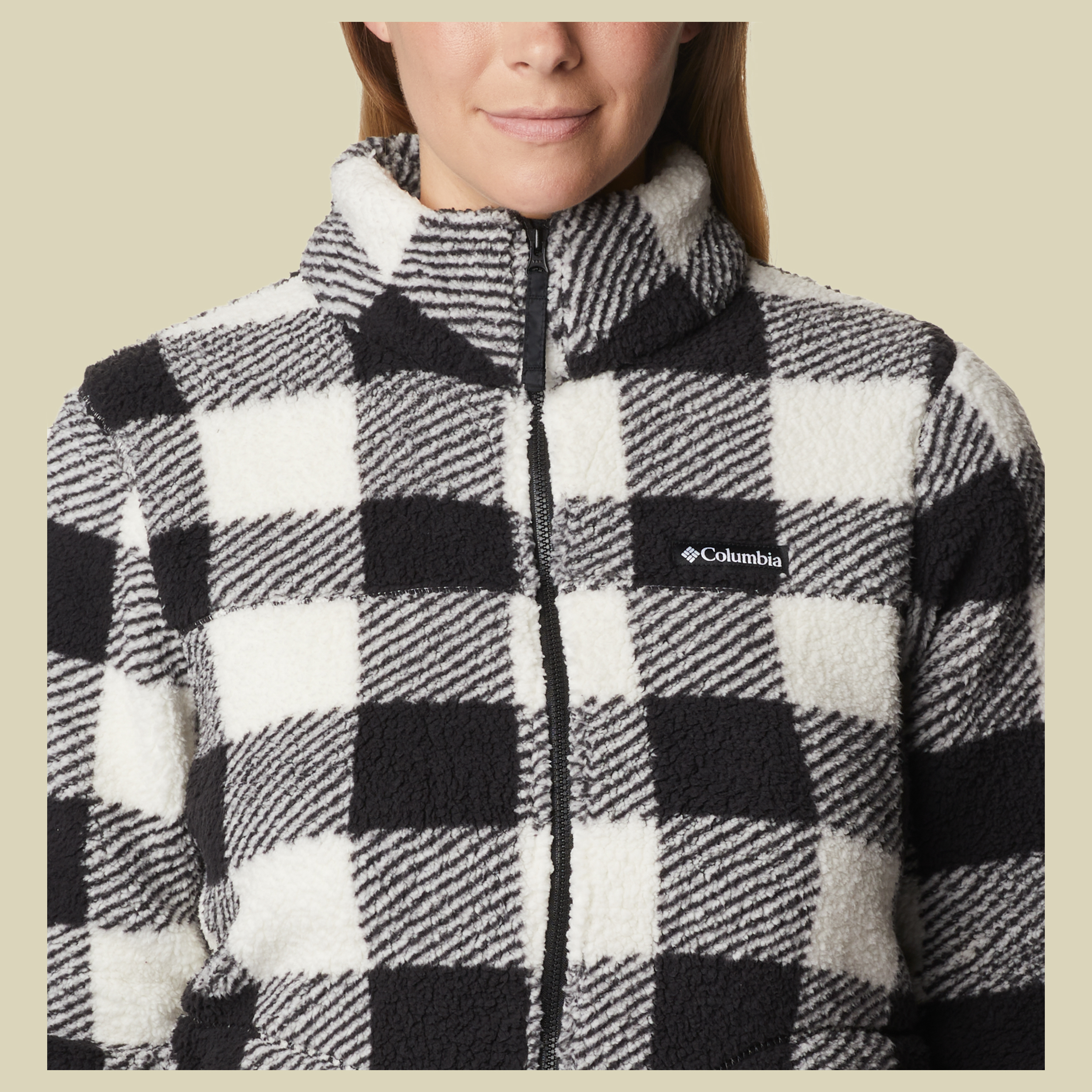 West Bend Full Zip Women Größe M  Farbe Chalk Check Print