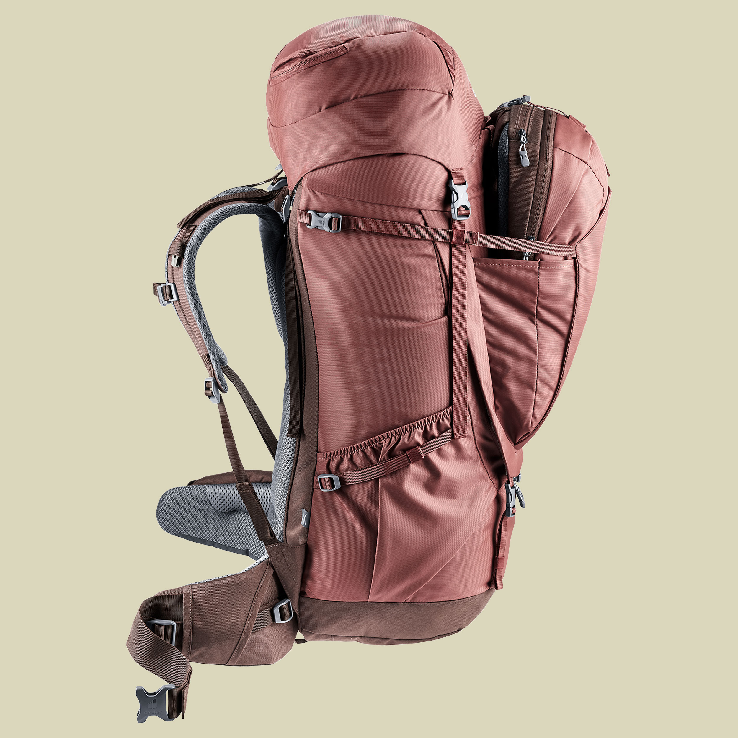 Voyager 60+10 SL Women 60+10 L rosa - caspia-raisin