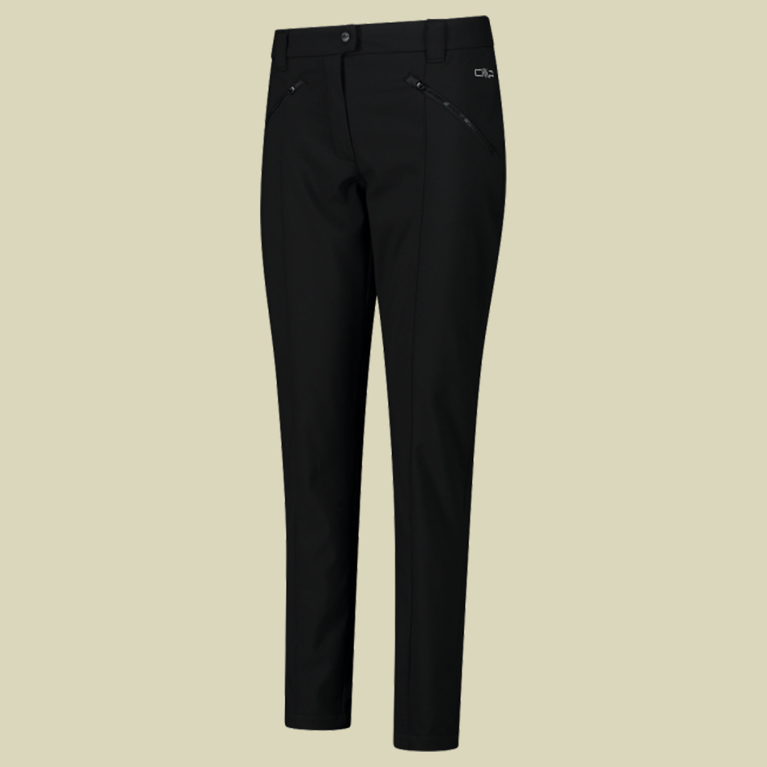 Woman Long Pant short-21 schwarz - Farbe black