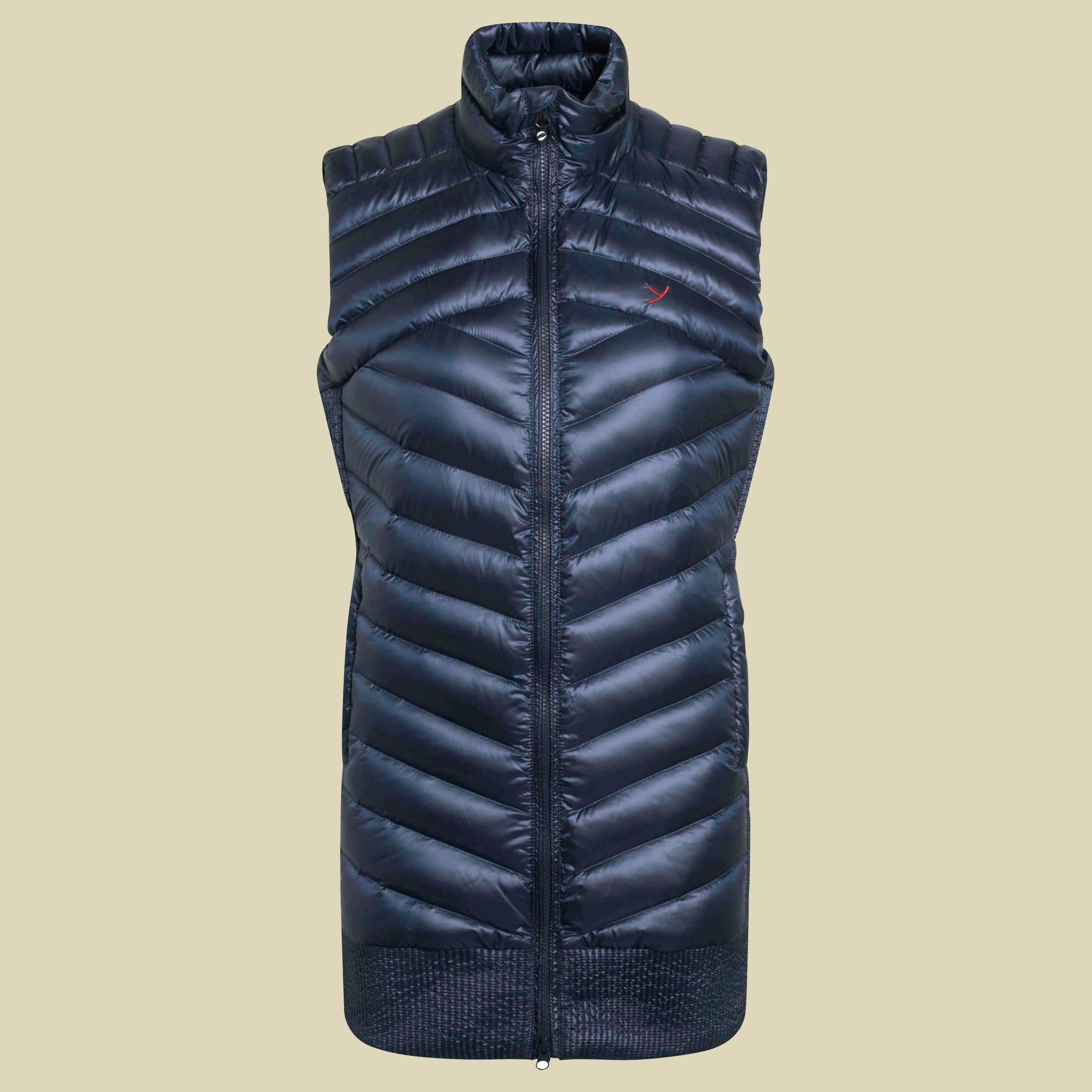 Tuya Long Down Vest Women Größe L  Farbe mood indigo