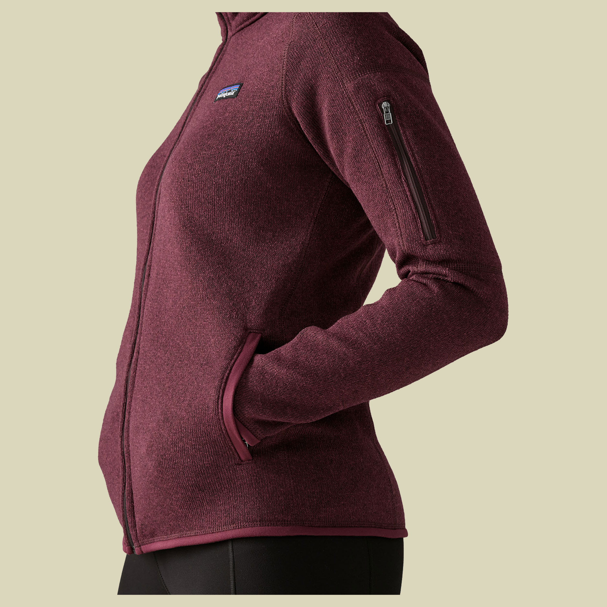 Better Sweater Jacket Women rot XL - berry fig