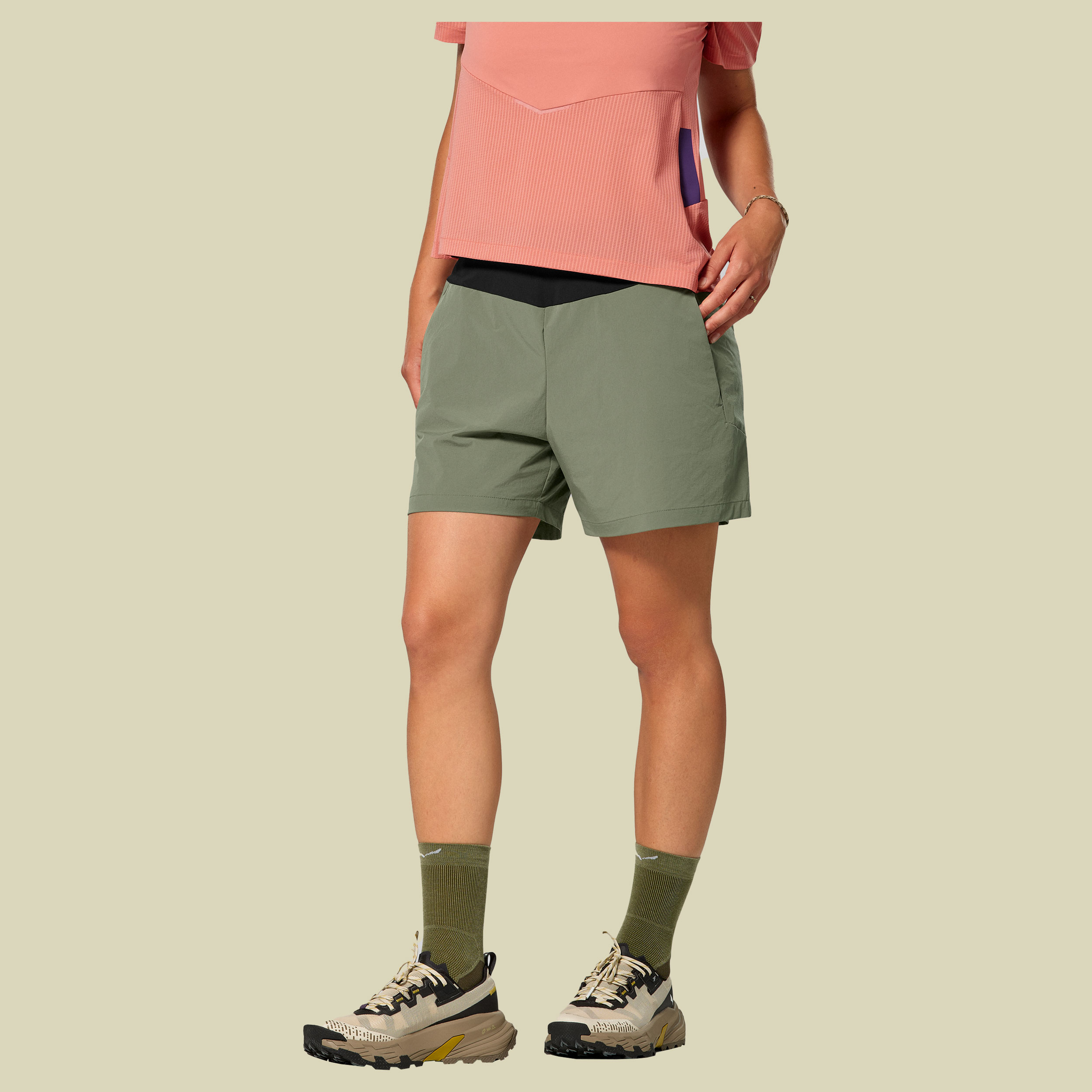 Pedroc DST Light Short Women 42 grün - Farbe faded green
