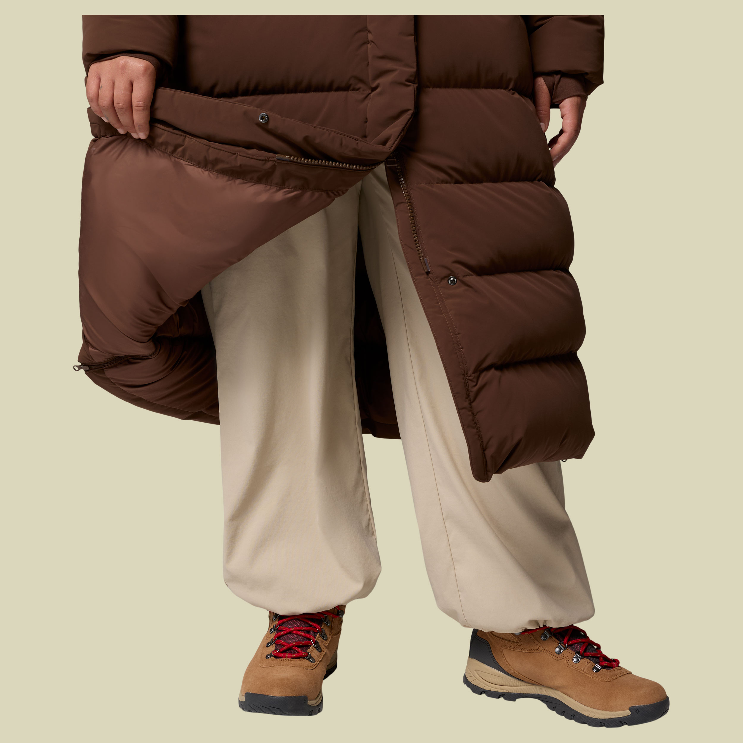 Amaze Puff Long Hooded Jacket Women