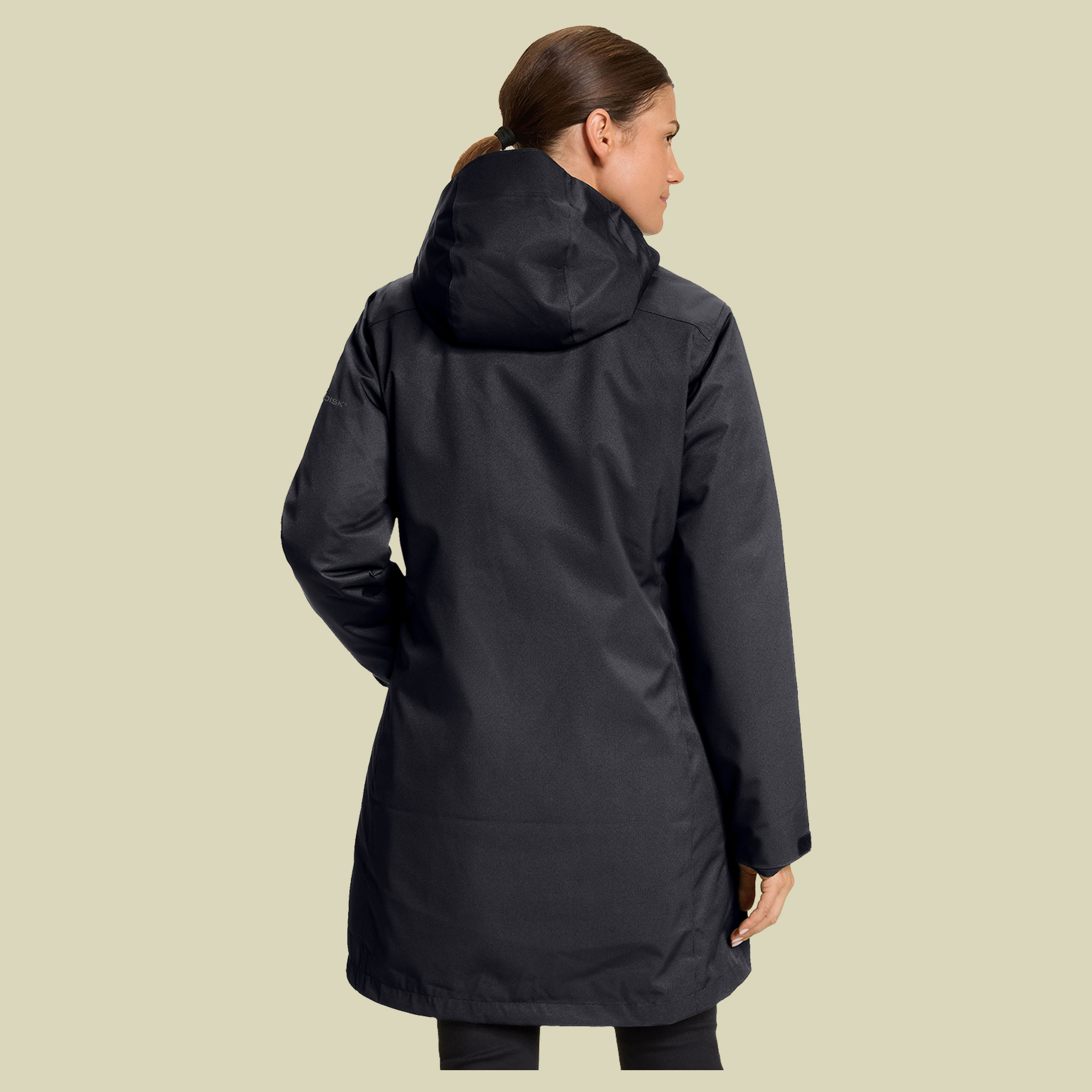 Liz Twin Down Coat Women schwarz XL - cavier black