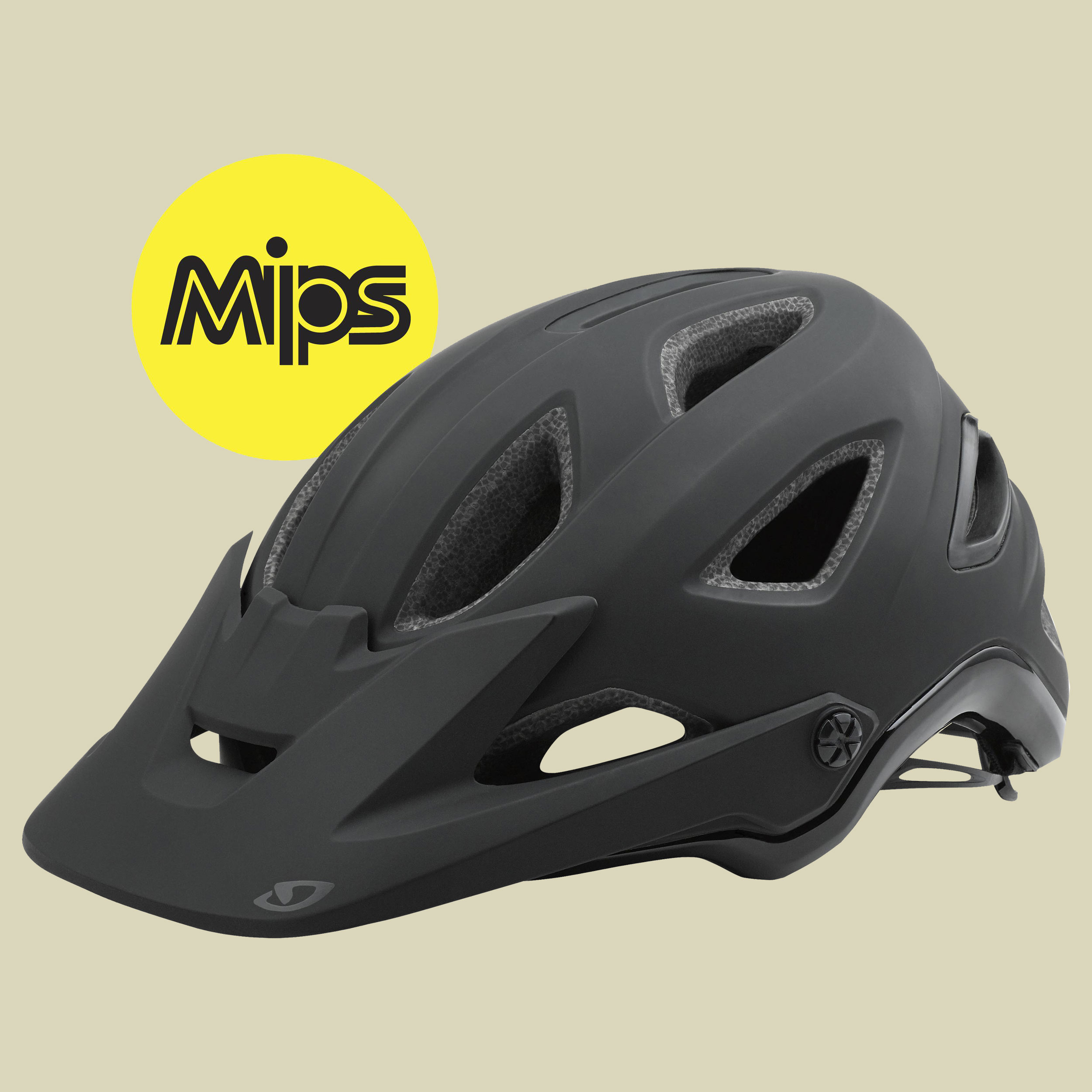 Montaro Mips Kopfumfang M 55-59 cm Farbe matte black/gloss black