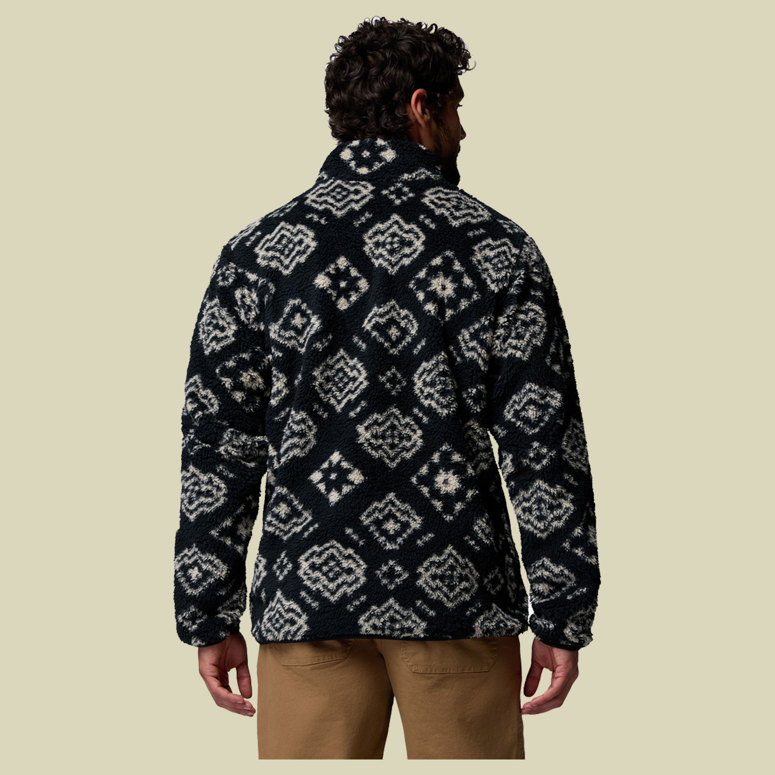 Rugged Ridge High Pile Half Zip Men XL schwarz1 - black checked out, black