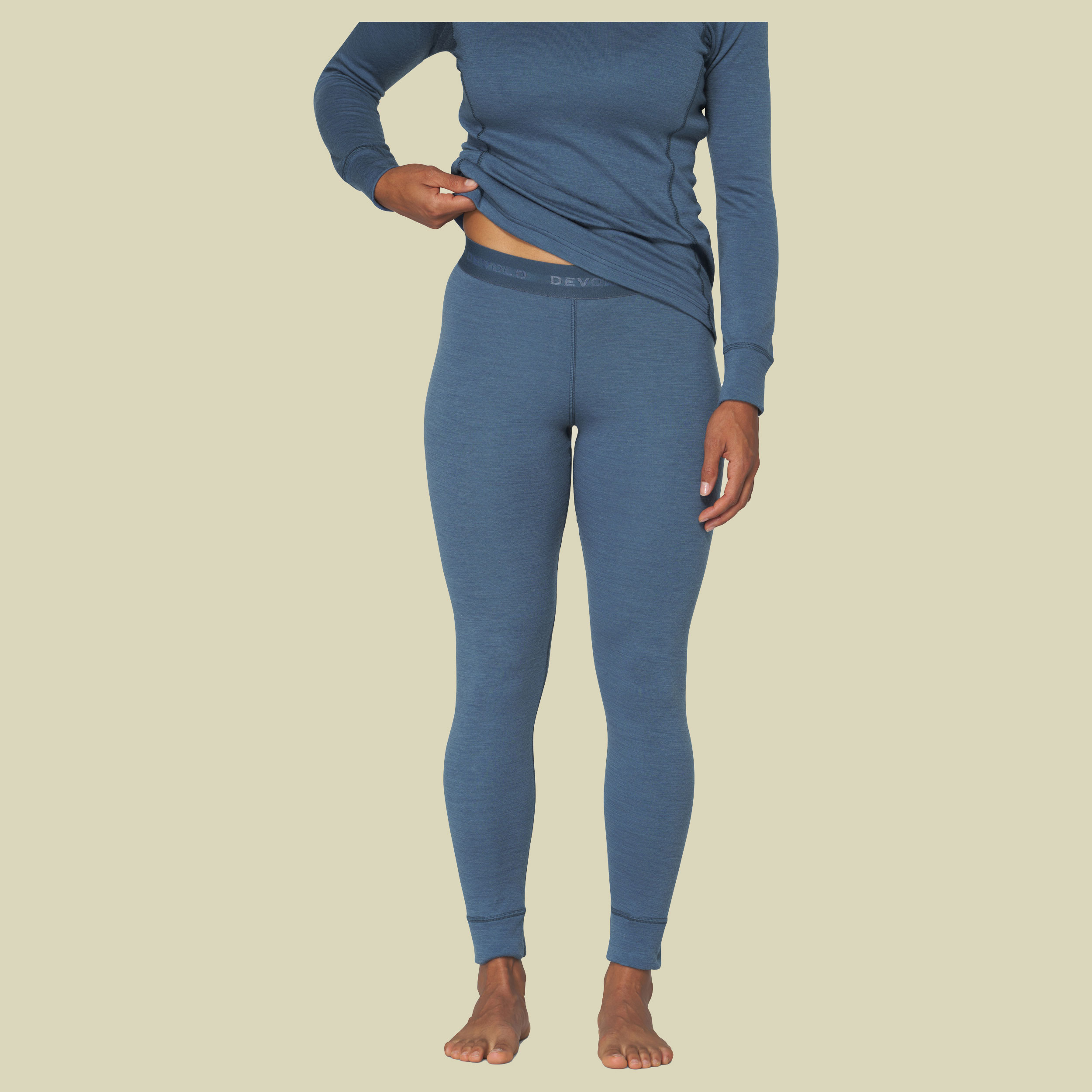 Duo Active Merino 205 Longs Woman blau XL - berry