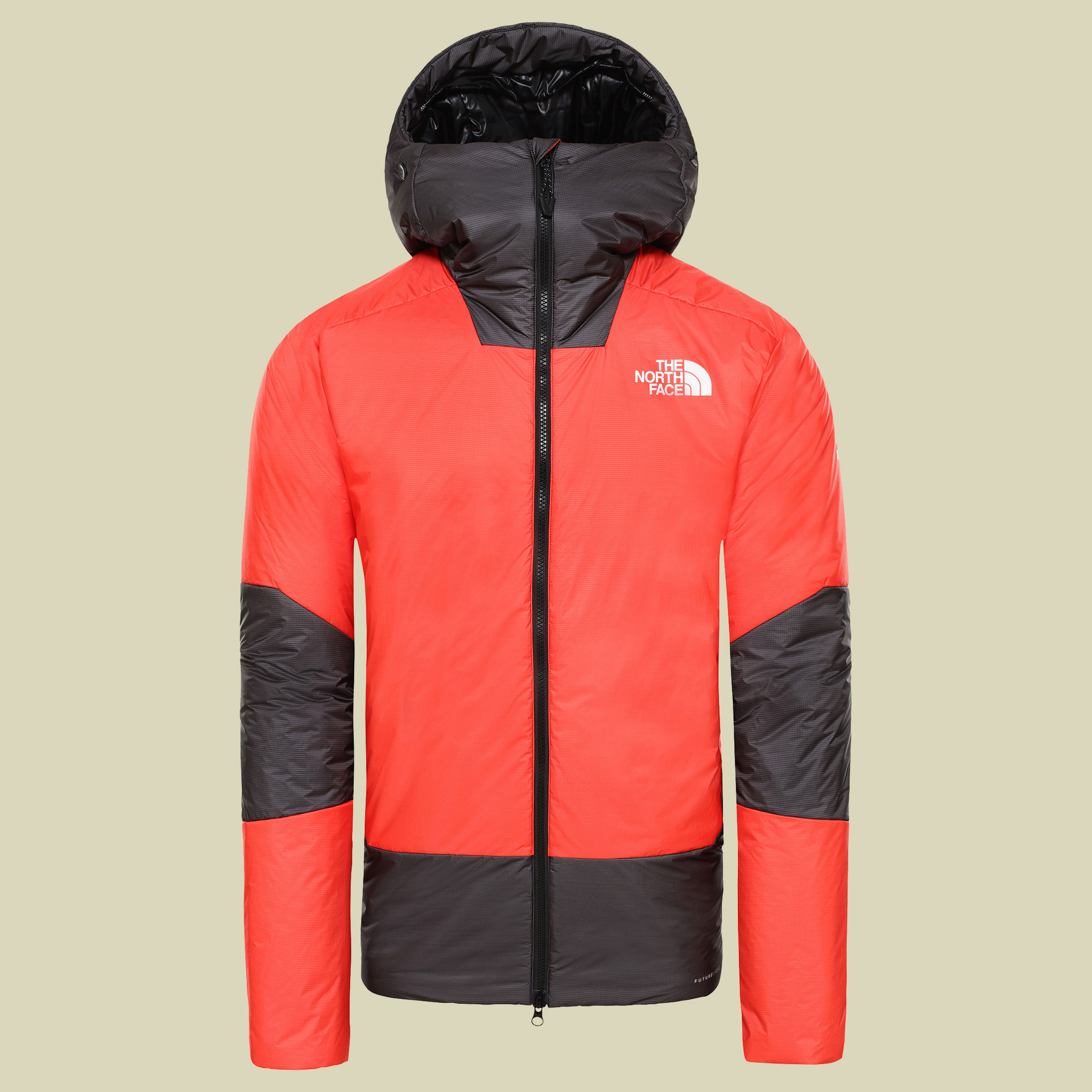 Summit L6 Synthetic Belay Parka Größe M Farbe fiery red/TNF black