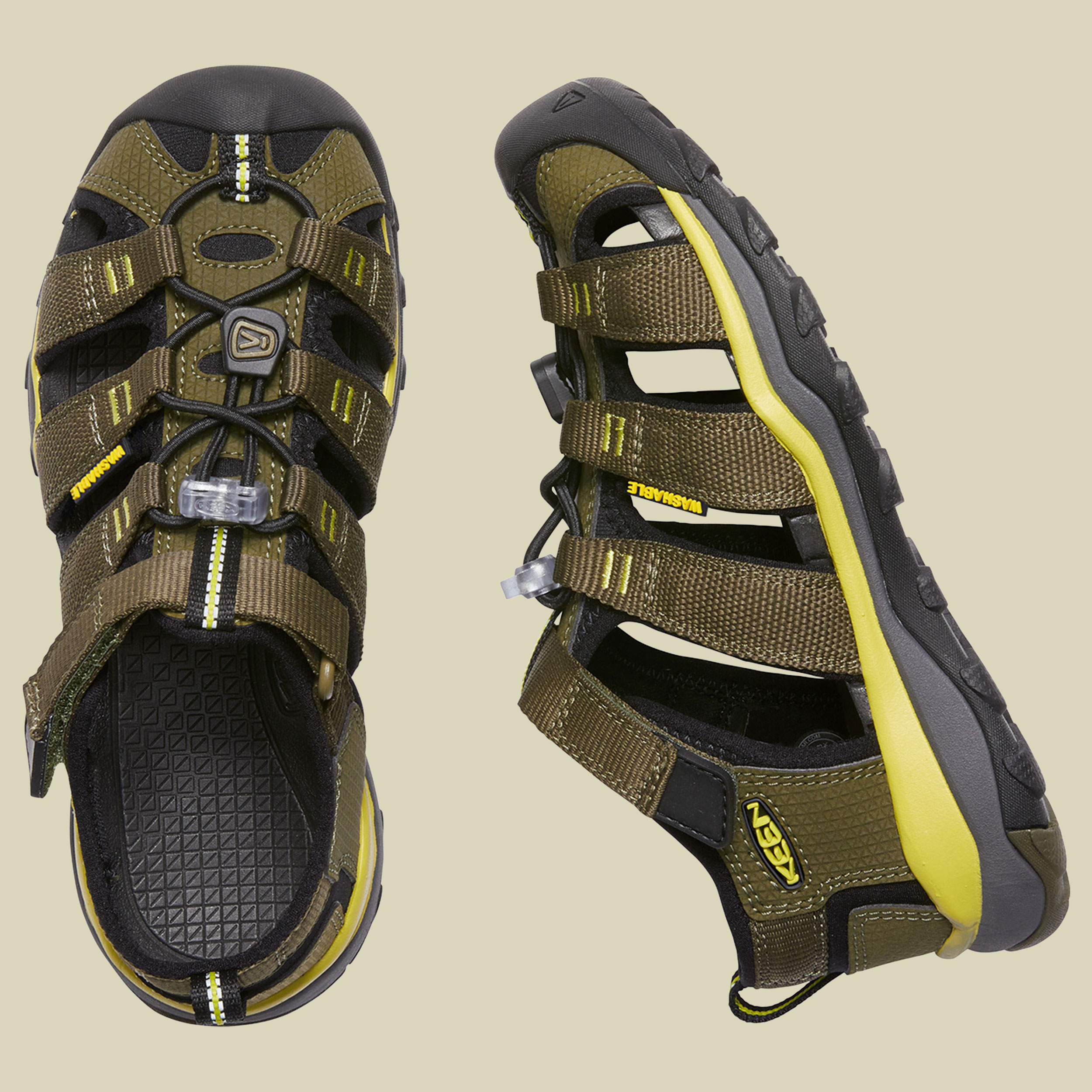 Newport Neo H2 Kids Größe 34 Farbe dark olive/celery