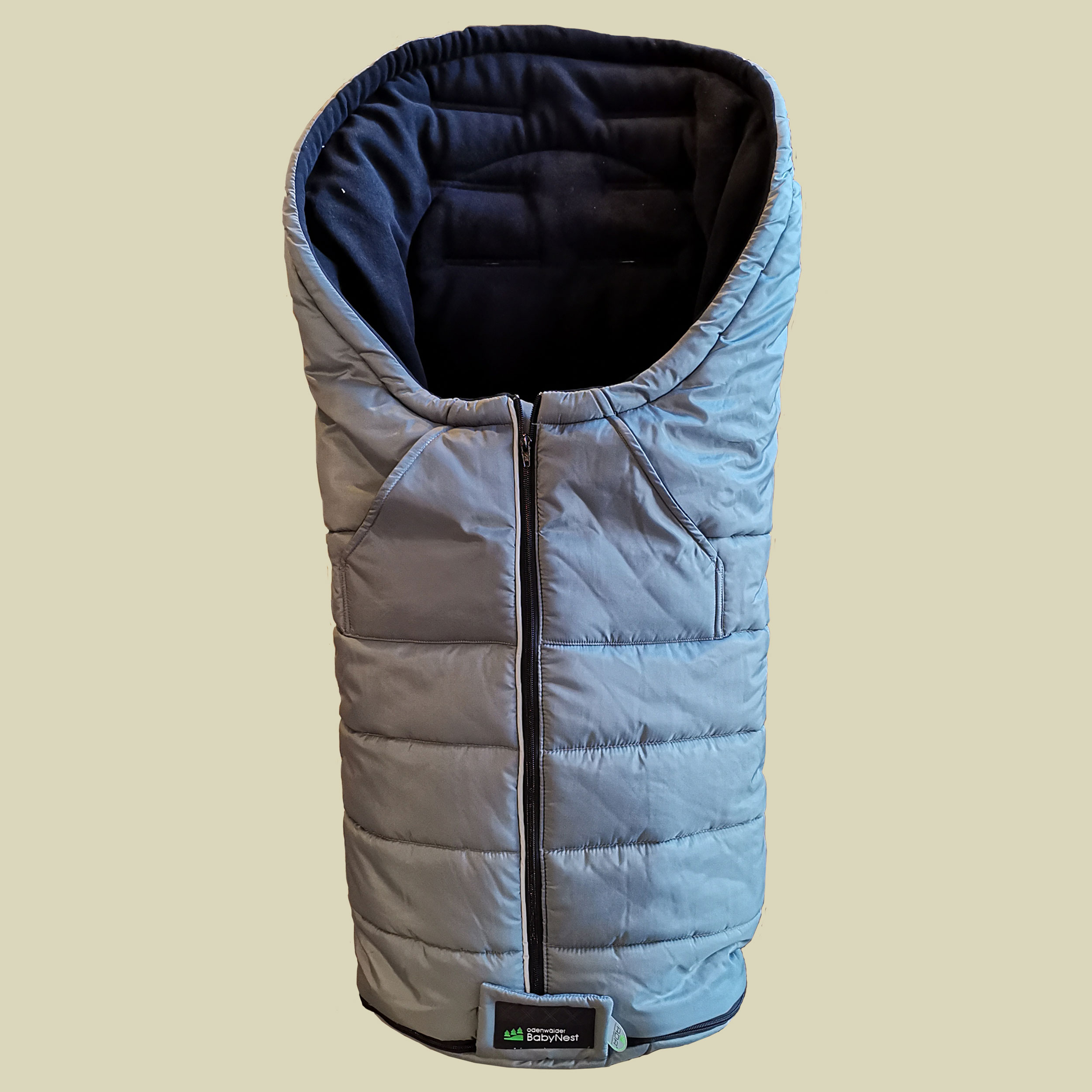 Winterfußsack Kleinkind Farbe steingrau