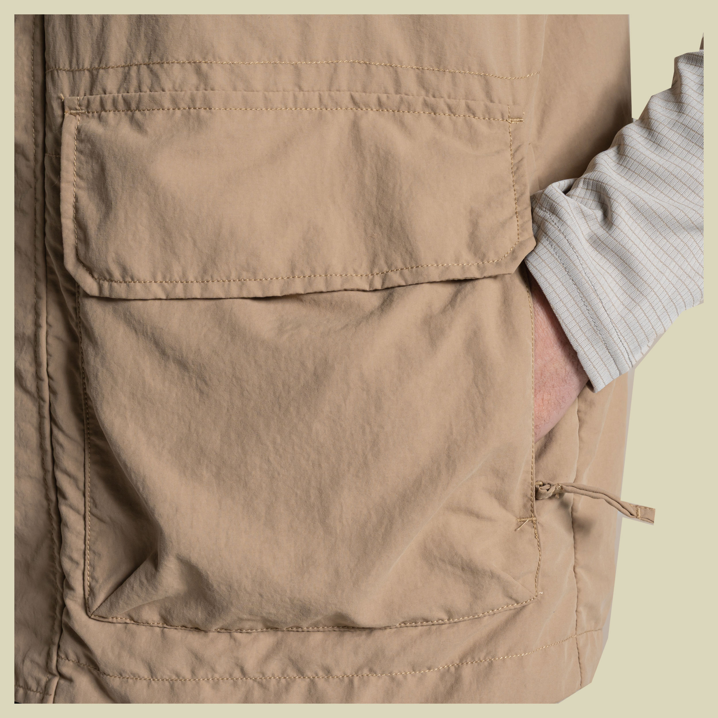 NosiLife Adventure Gilet V Men L braun - earthenware