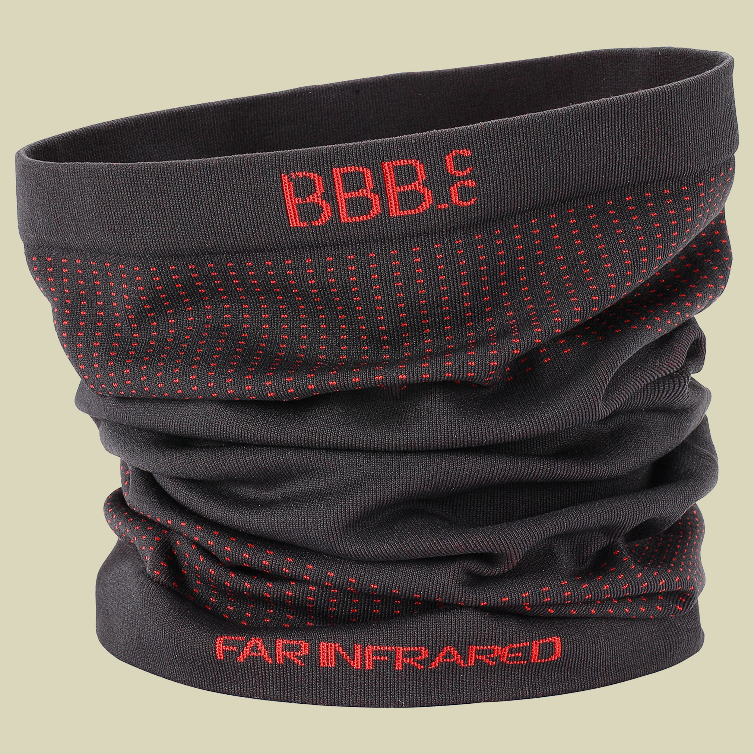 BBW-492 FirNeck Größe one size Farbe schwarz/rot