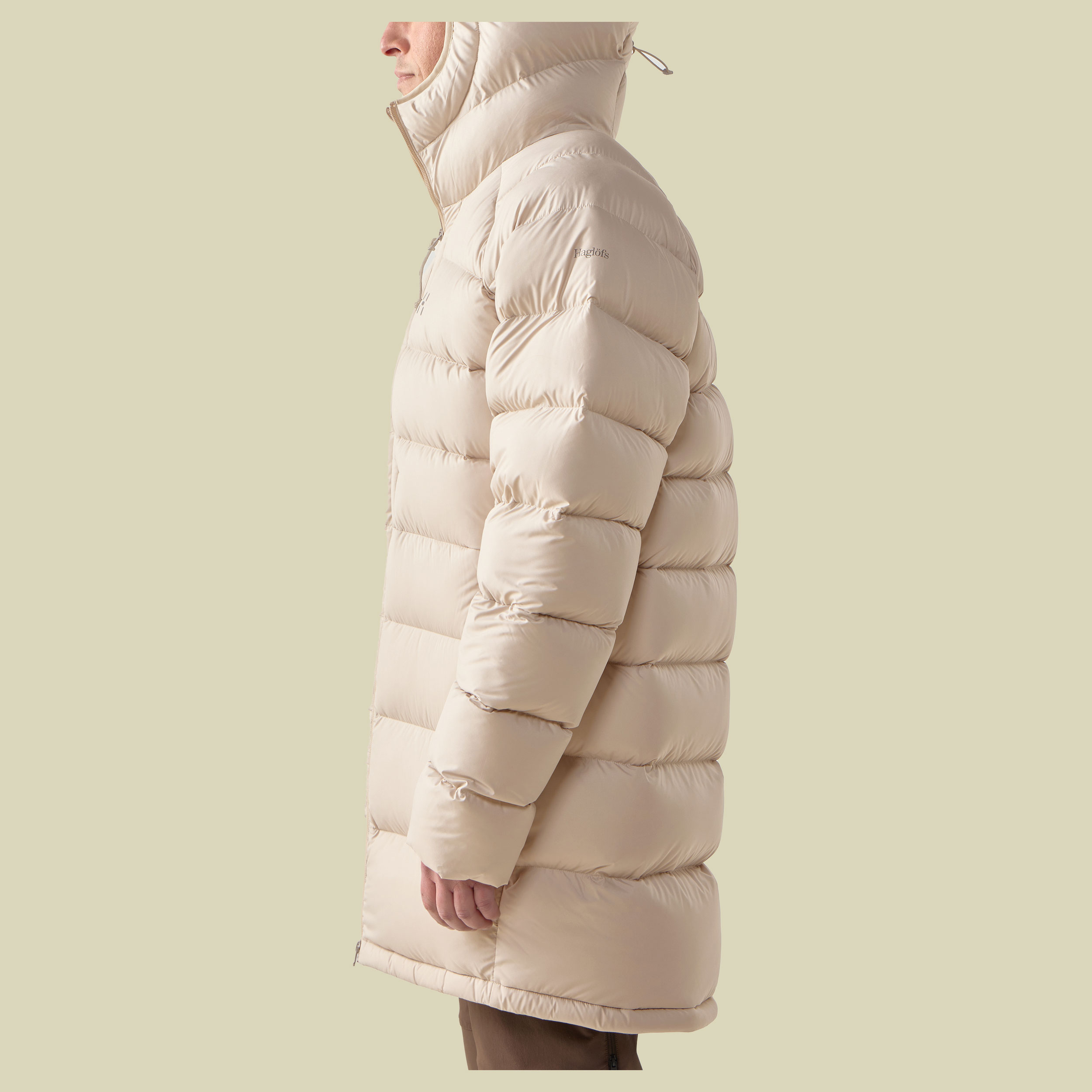 Rosson Down Parka Men XL beige - chalk beige
