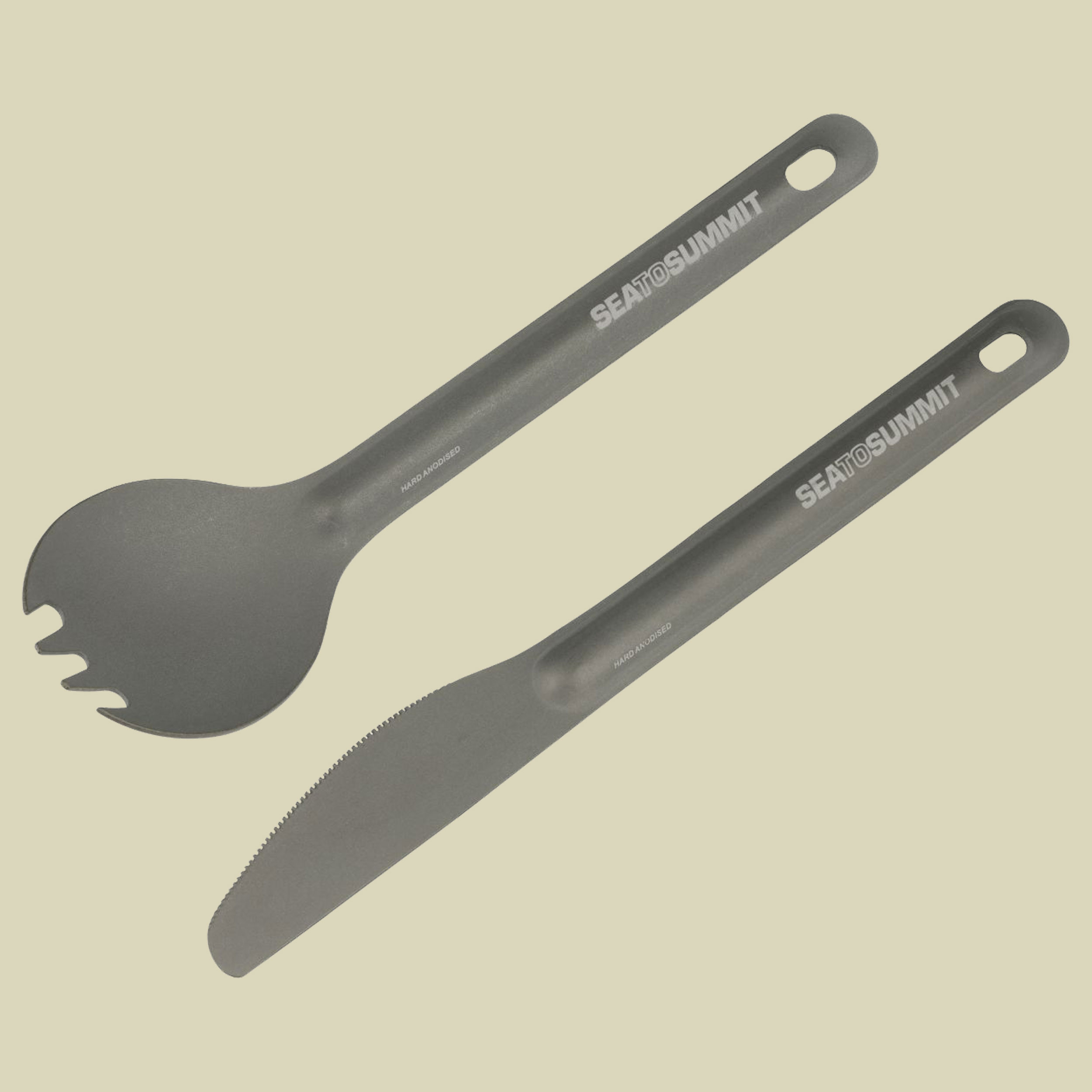 AlphaLight Cutlery Set (2tlg) Messer-Gabel-Löffel-Set