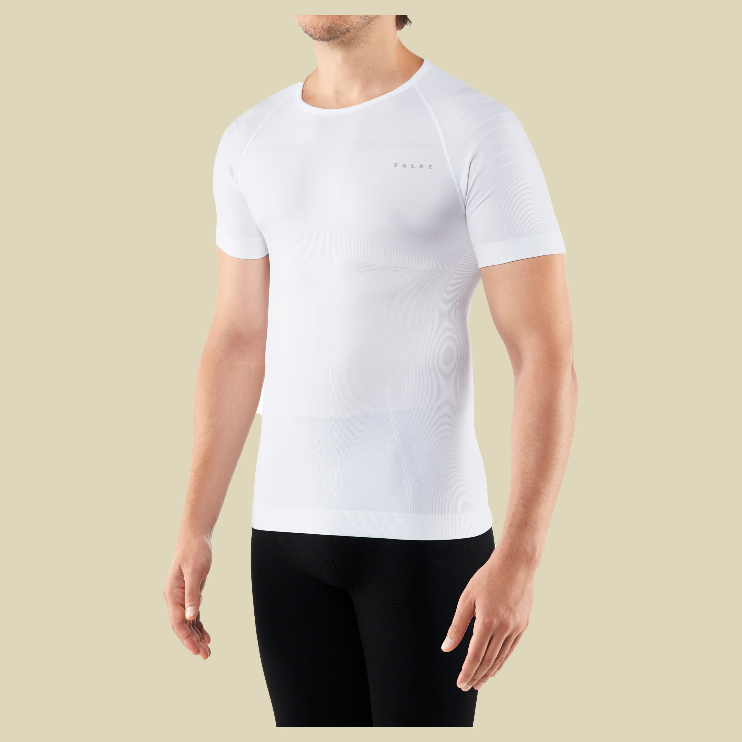 W Shortsleeved Shirt Tight Fit Men Größe S Farbe white