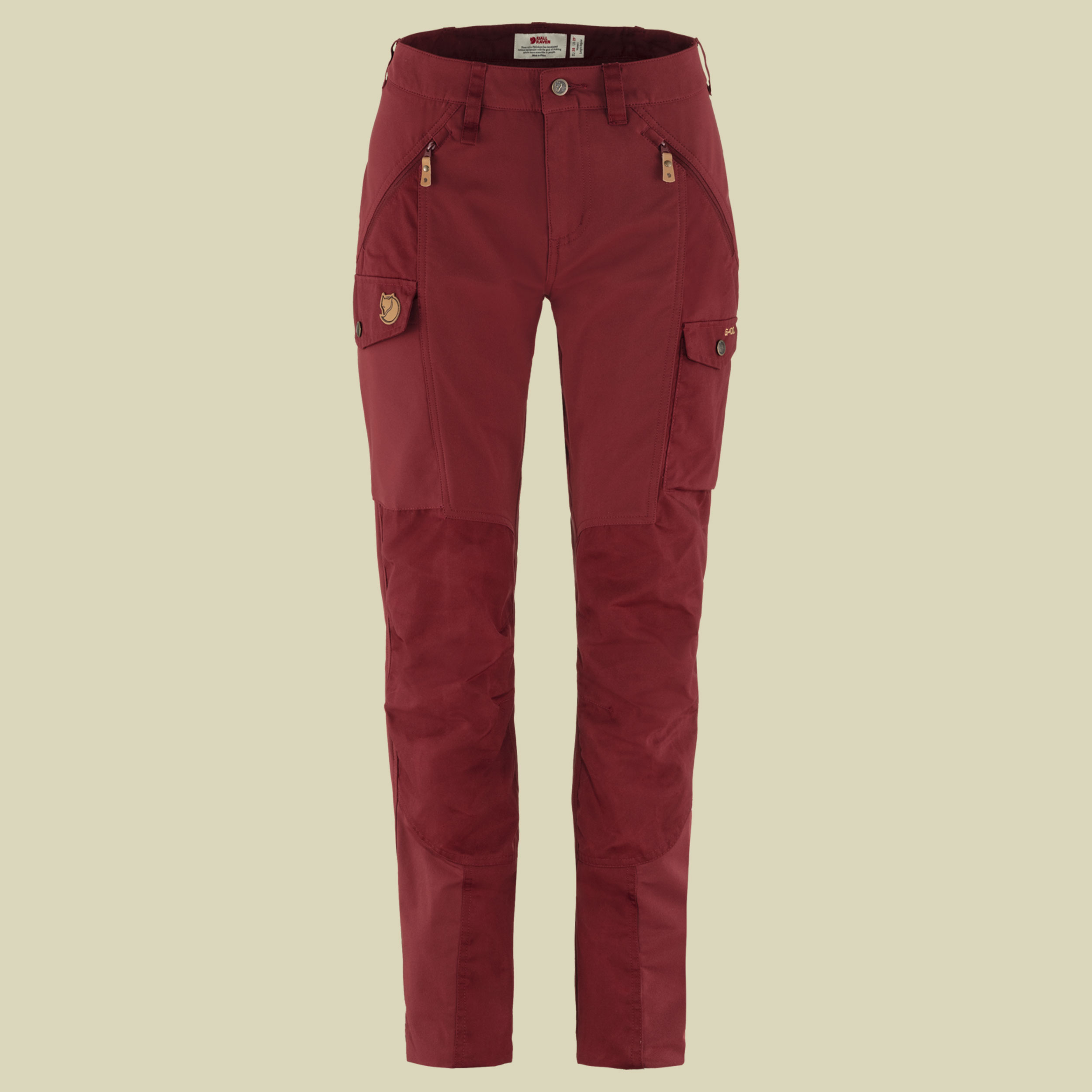 Nikka Trousers Curved Women Größe 42 Farbe bordeaux red