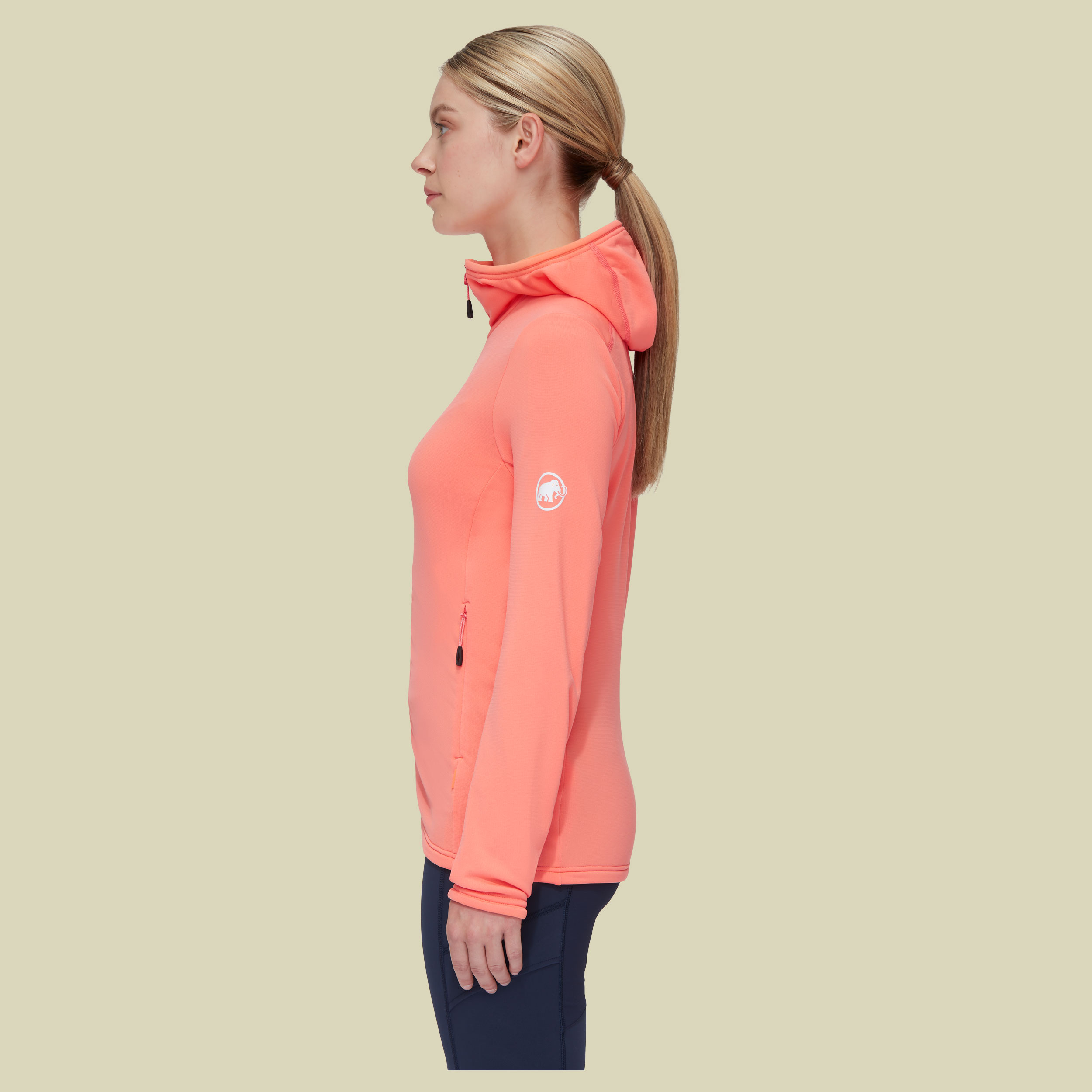 Aconcagua Light ML Hooded Jacket Women Größe S Farbe salmon