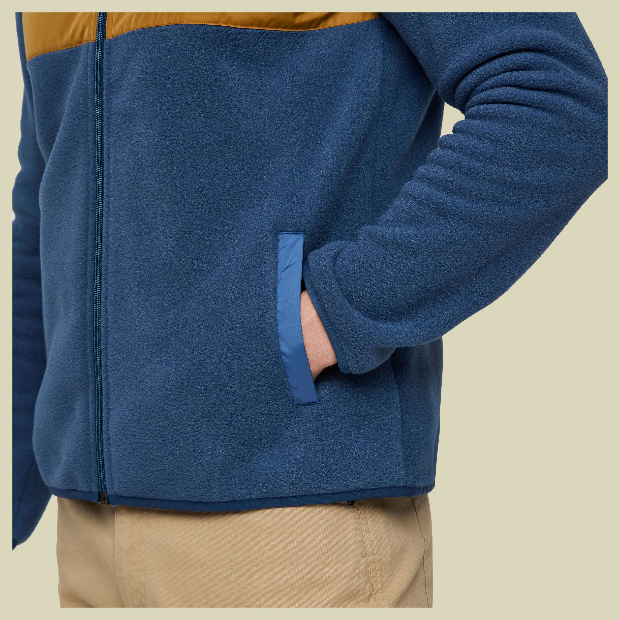 Teca Fleece Full-Zip Jacket Men S blau - cecret lake