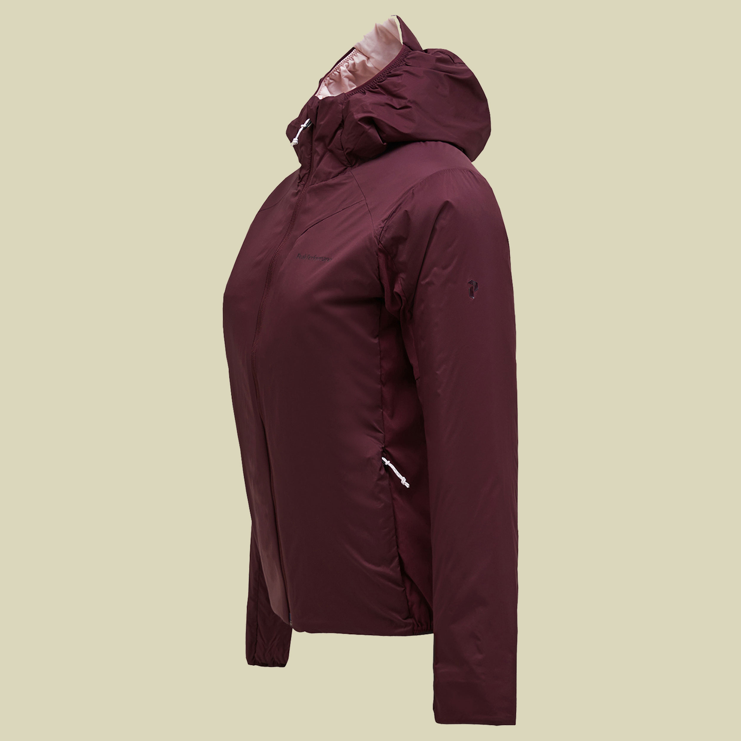 Freelight Reversible Insulated Hood Jacket Women XS rot - porto/frosted blossom