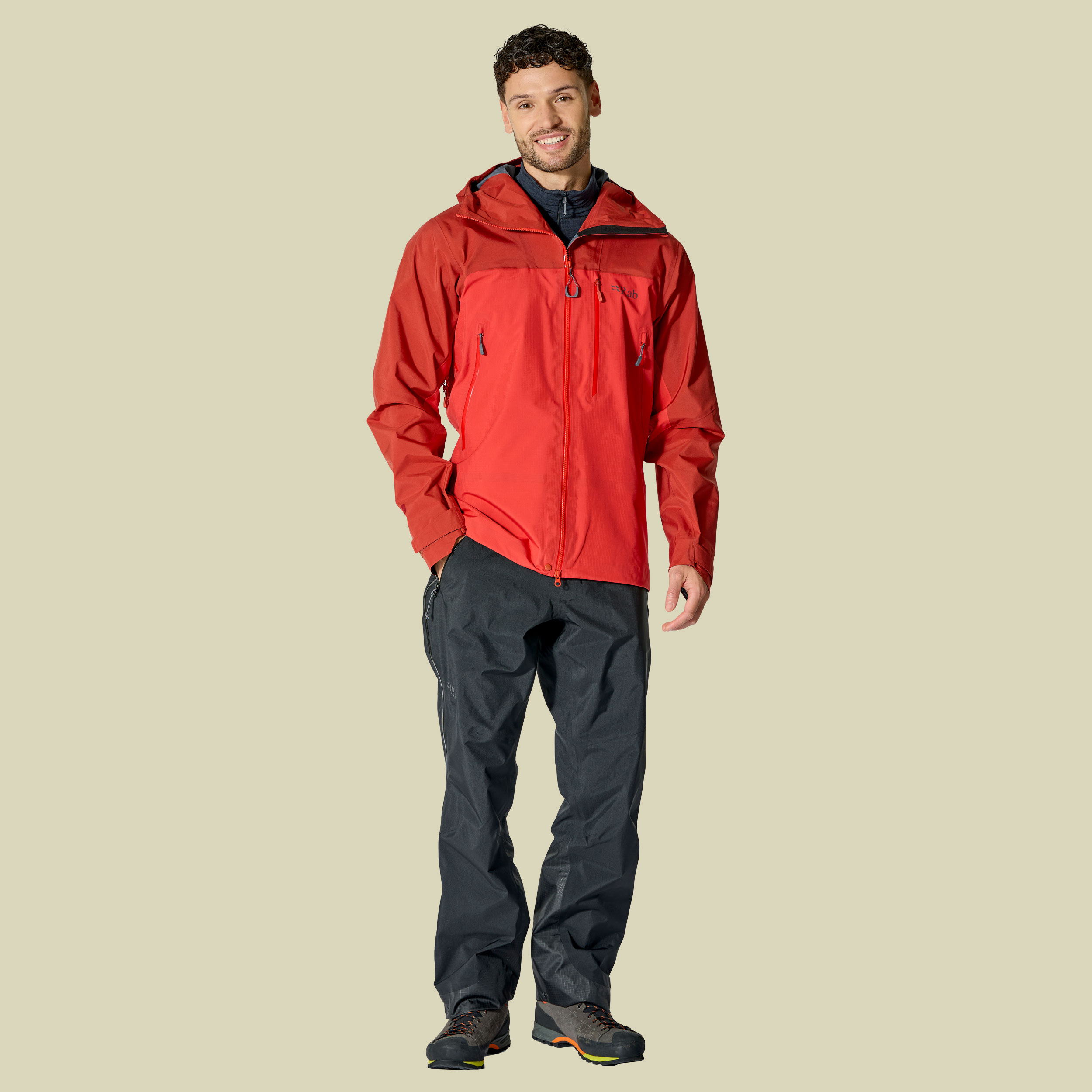 Latok Mountain GTX Jacket Men M rot - tuscan red/dark horizon
