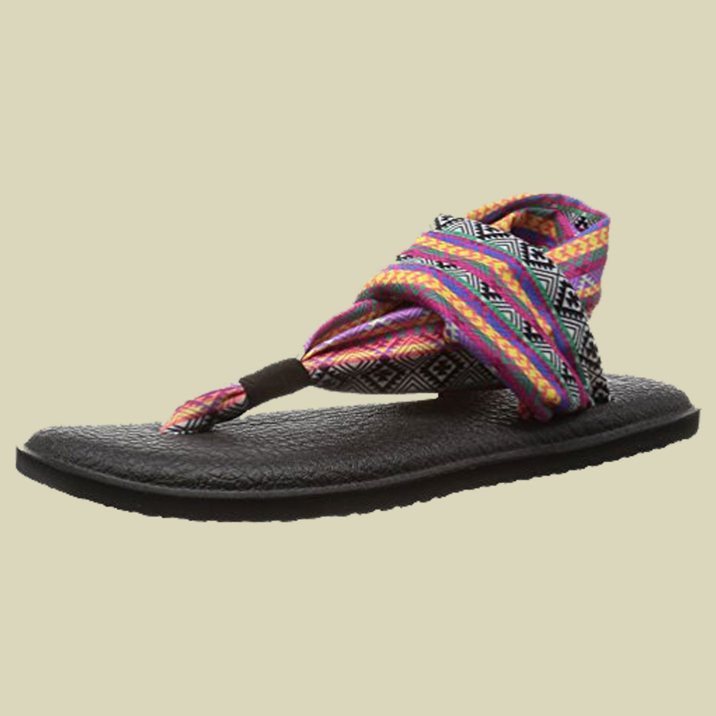 Yoga Sling 2 Prints Sandals Women Größe UK 6 Farbe magenta/multi tribal stripe