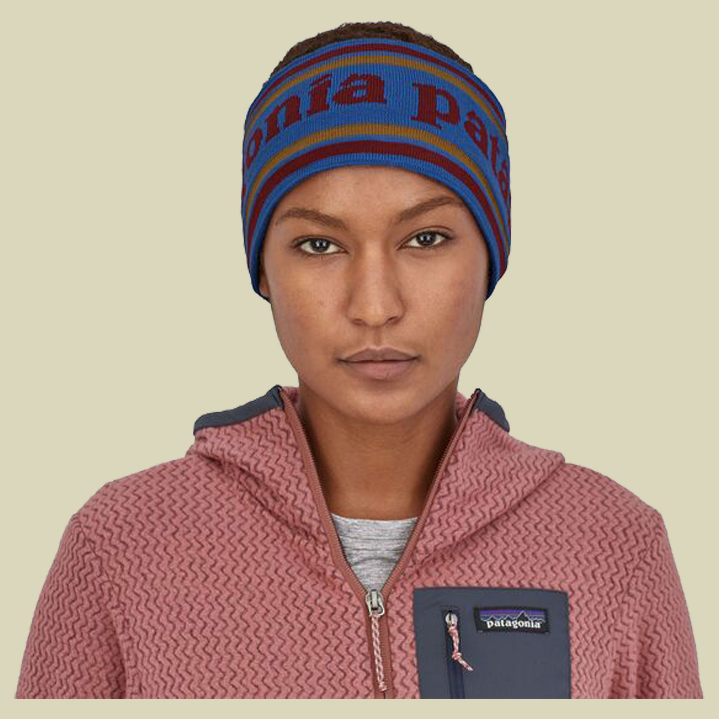 Powder Town Headband Größe one size Farbe park stripe band:float blue