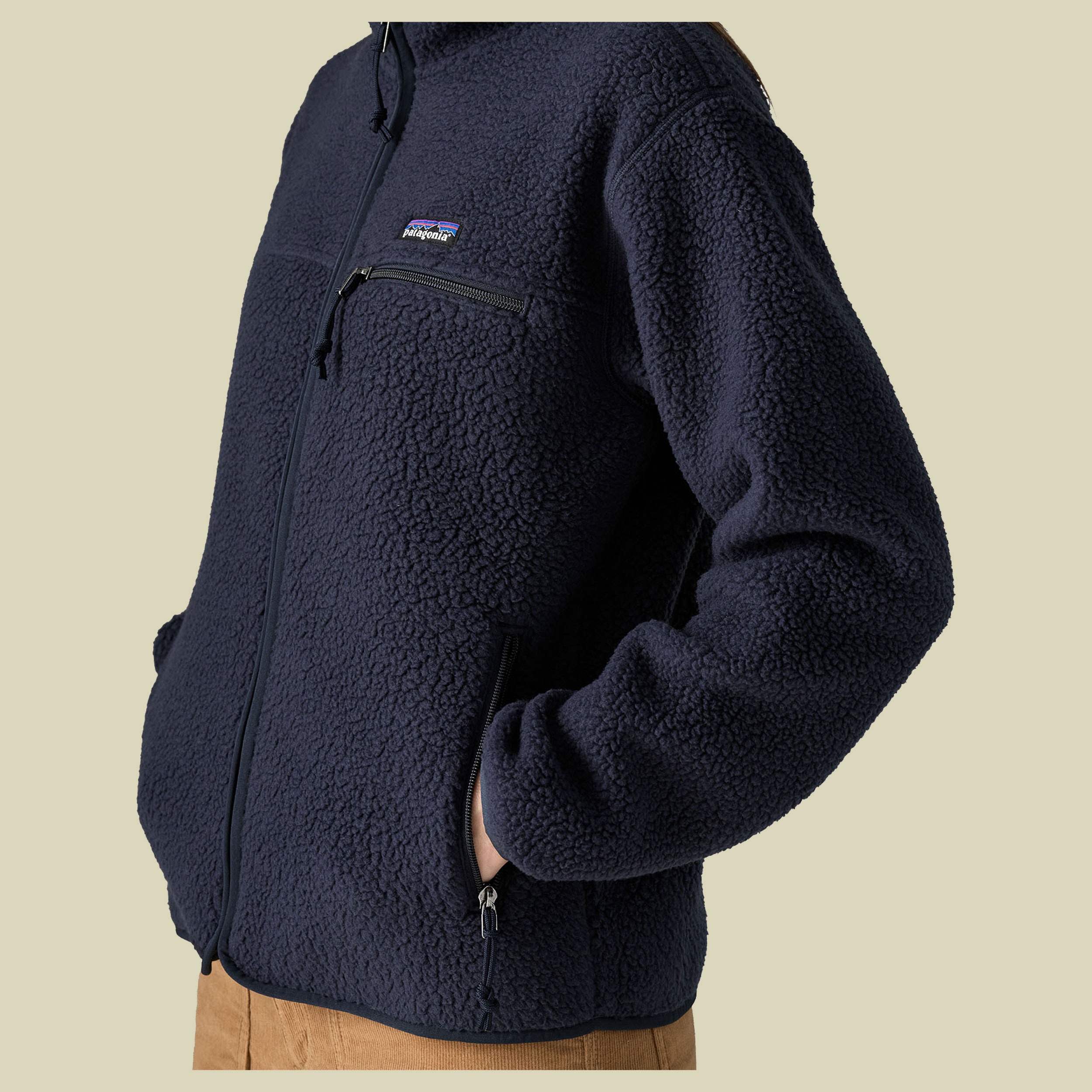 Retro Pile Jacket Women XS blau - sunken blue