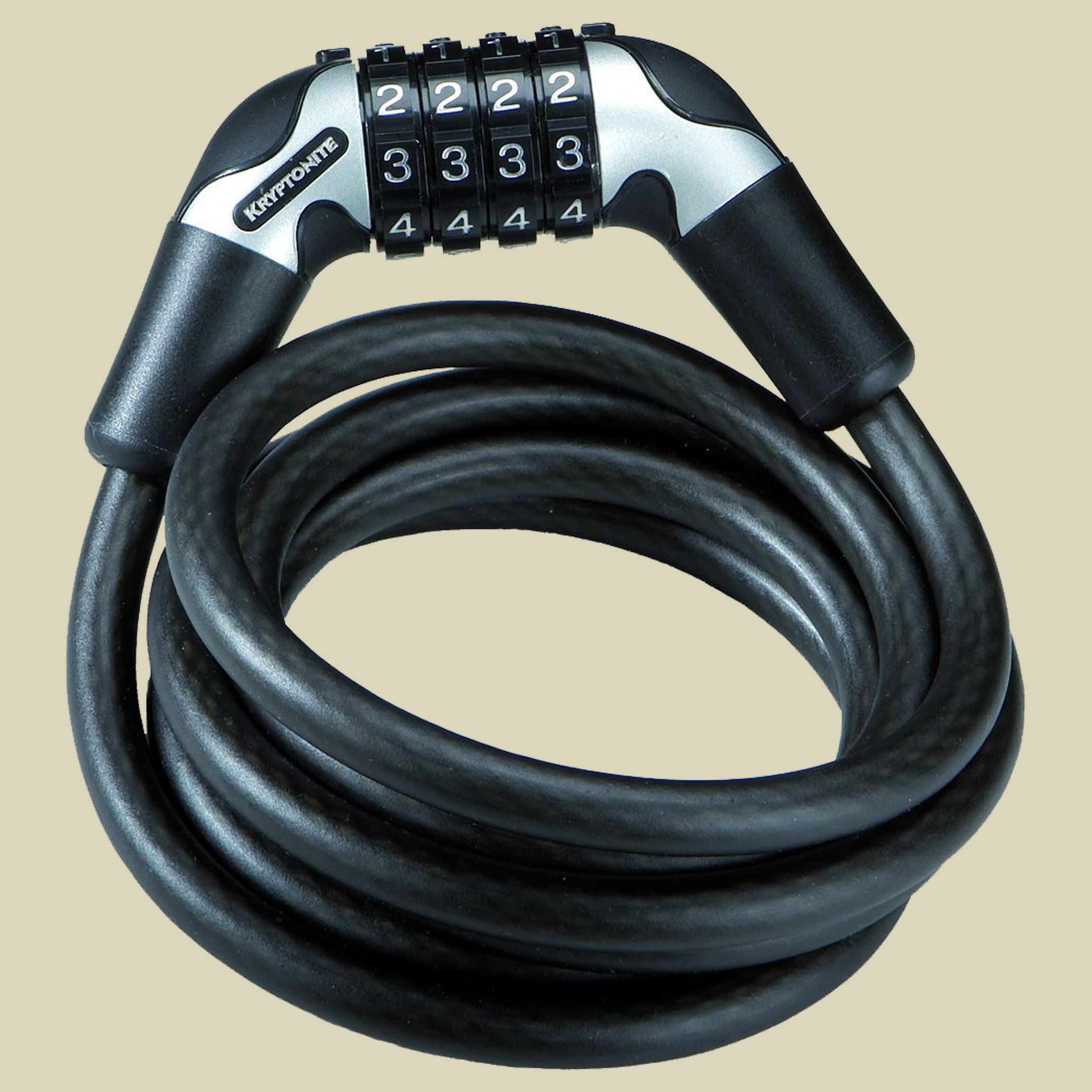 Kryptoflex 1018 Combo Cable Spiralkabelschloss Farbe schwarz